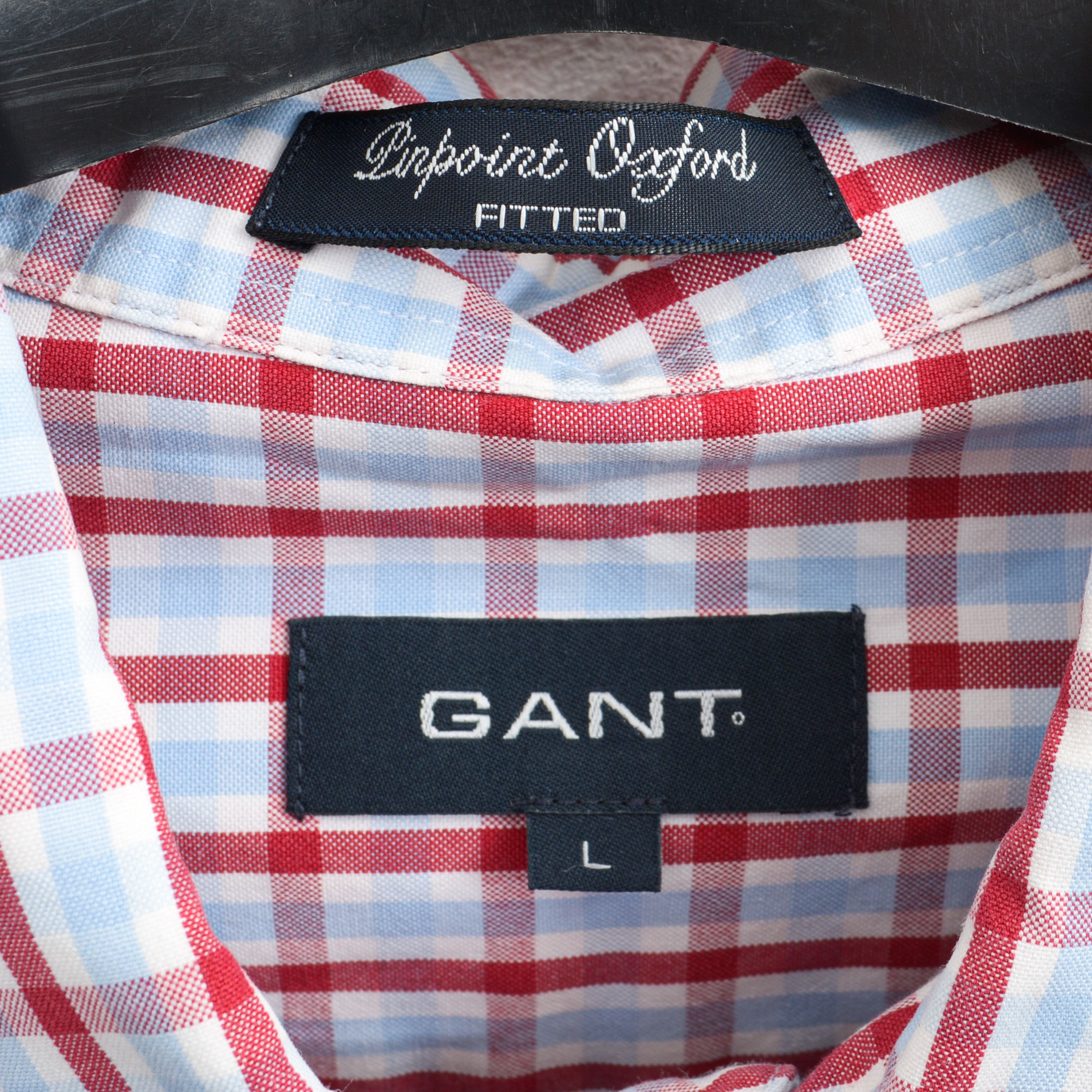 Peak Performance Casual Slim Shirt Check Tartan Long Sleeve Button Top Size US XL / EU 56 / 4 - 5 Thumbnail