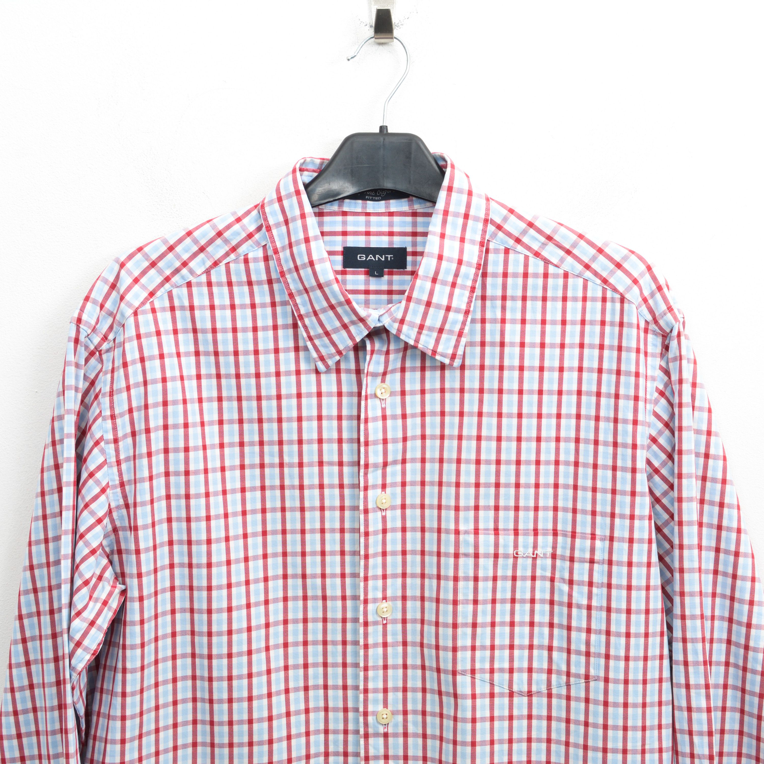 Peak Performance Casual Slim Shirt Check Tartan Long Sleeve Button Top Size US XL / EU 56 / 4 - 2 Thumbnail