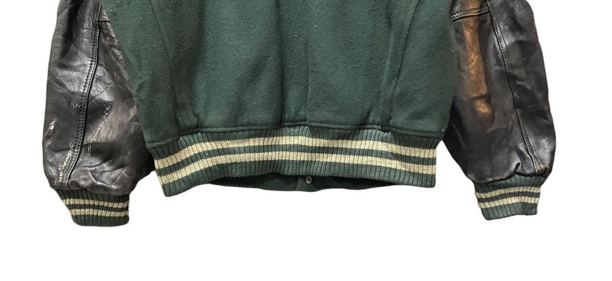 ABAHOUSE Vintage Abahouse Patches Varsity Leather Jacket Size US L / EU 52-54 / 3 - 7 Thumbnail