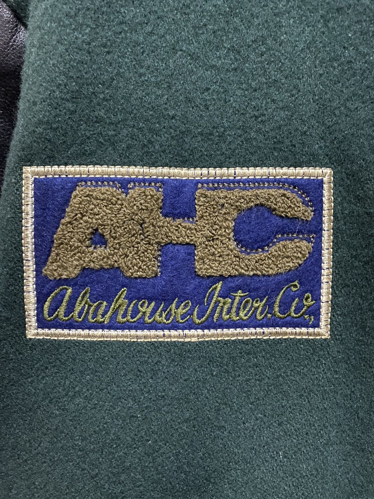 ABAHOUSE Vintage Abahouse Patches Varsity Leather Jacket Size US L / EU 52-54 / 3 - 11 Thumbnail