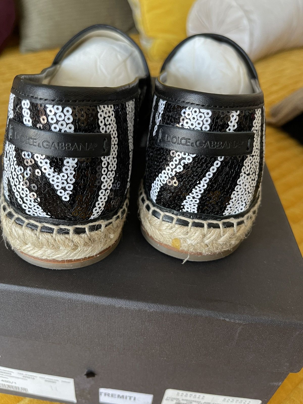 Dolce & Gabbana DOLCE & GABBANA ZEBRA PRINT SLIP ON Size US 11 / EU 44 - 8 Thumbnail