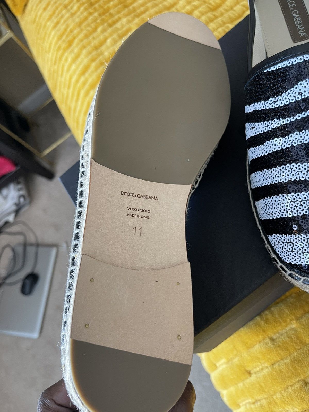 Dolce & Gabbana DOLCE & GABBANA ZEBRA PRINT SLIP ON Size US 11 / EU 44 - 4 Thumbnail
