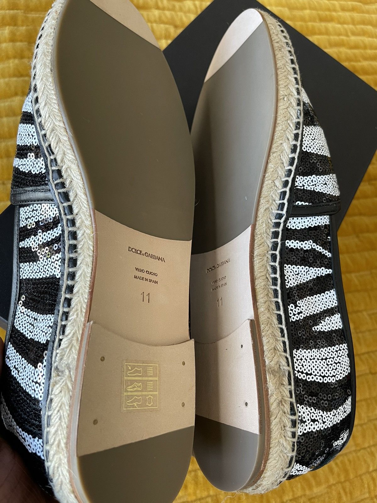 Dolce & Gabbana DOLCE & GABBANA ZEBRA PRINT SLIP ON Size US 11 / EU 44 - 9 Thumbnail