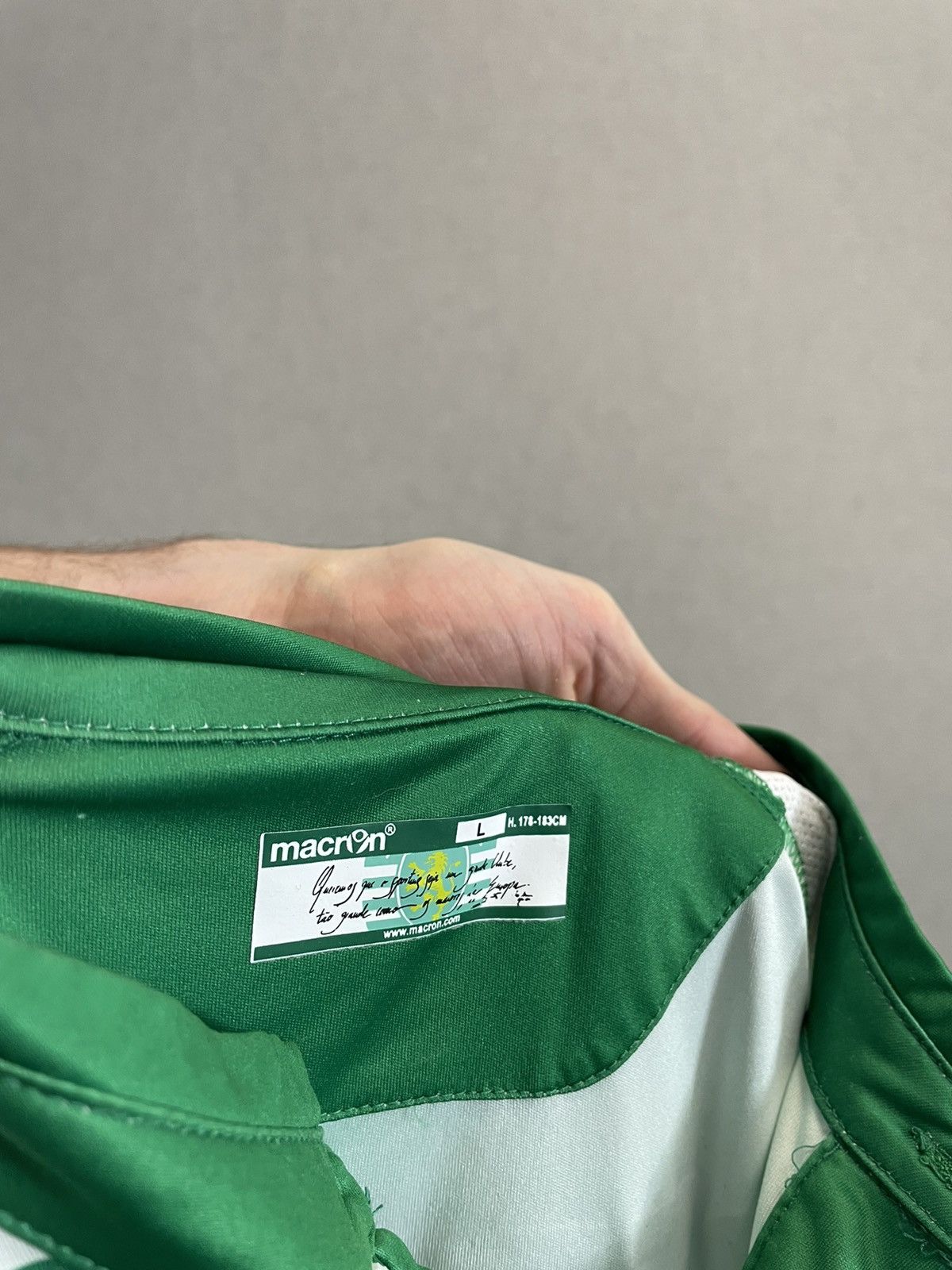 Macron Marcon Sporting Portugal SCP Helder #22 soccer jersey Size US L / EU 52-54 / 3 - 7 Thumbnail