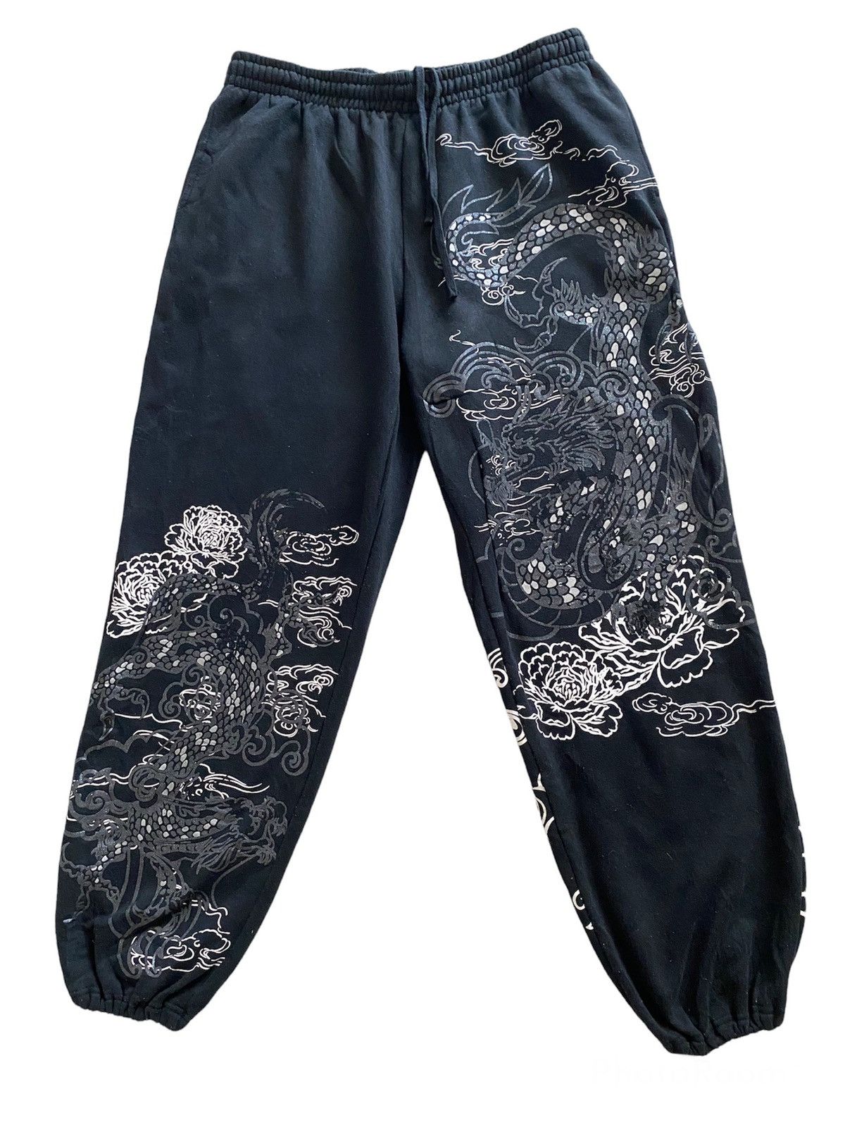 Japanese Brand × Vintage 🇯🇵JAPAN Dragon Pants Big Logo Oversized Rapper design Size US 34 / EU 50 - 2 Thumbnail