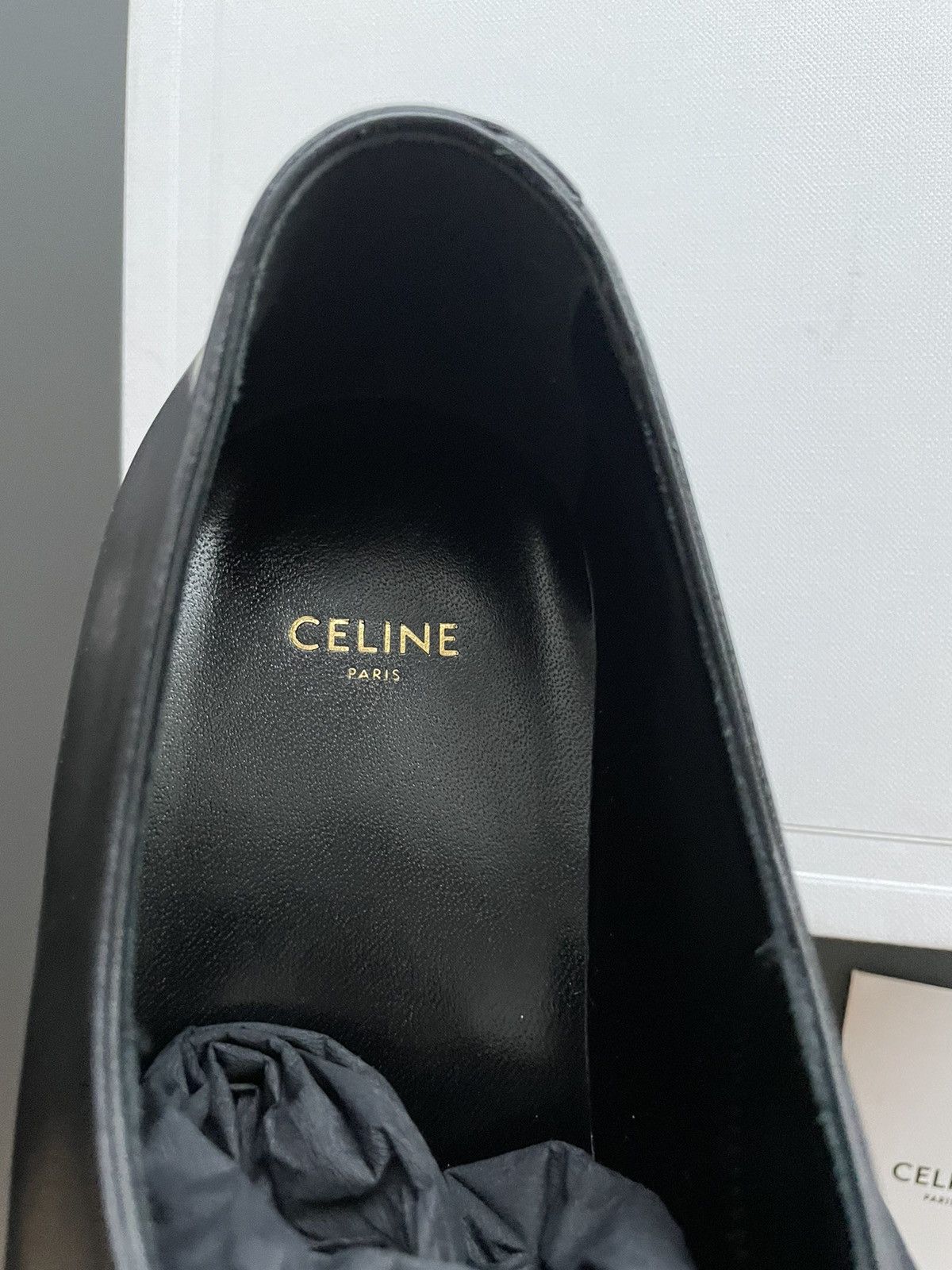 Celine × Hedi Slimane Celine by Hedi Slimane Runway Studded Derby New Size US 12 / EU 45 - 18 Thumbnail
