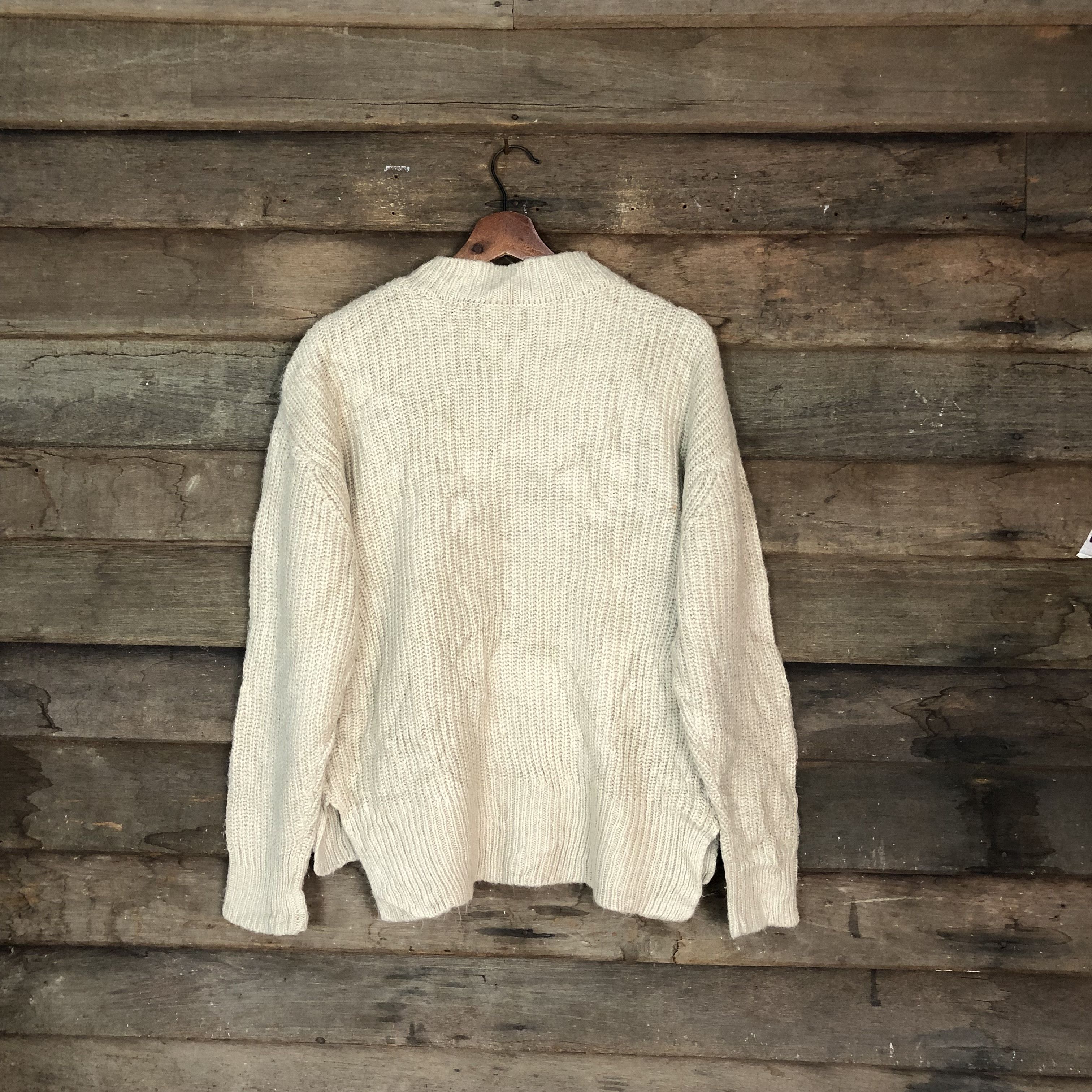 Vintage Moca art embrodery streetwear Brown Knitwear #012 Size US M / EU 48-50 / 2 - 10 Thumbnail