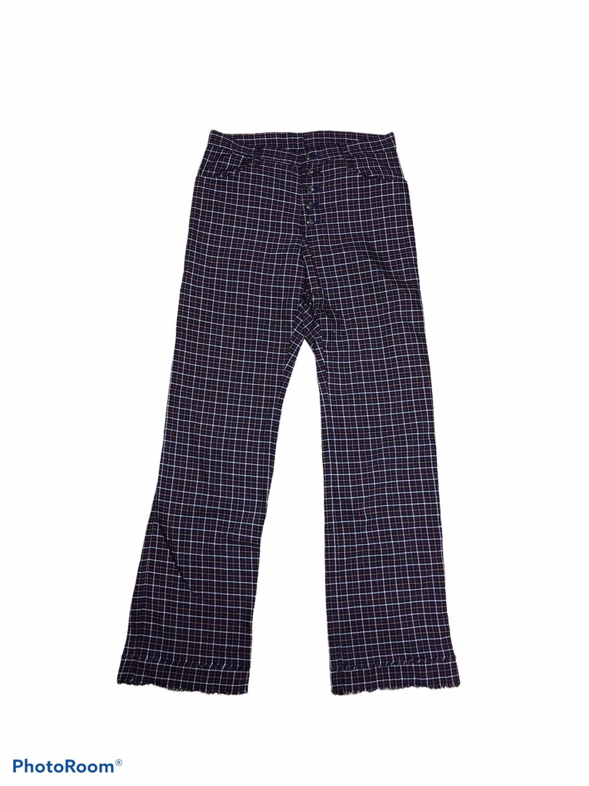 Japanese Brand × Vintage THE GABRIEL CHELSEA SMALL PLAID PANTS Size US 28 / EU 44 - 1 Thumbnail