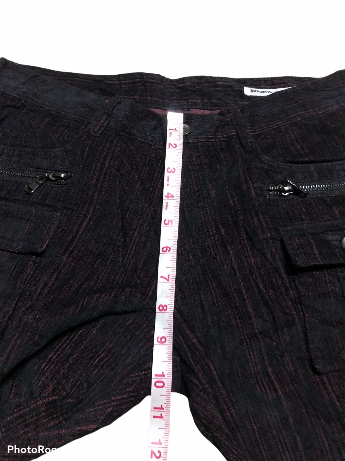 SEMANTIC DESIGN MULTIPOCKET CORDUROY CARGO PANTS