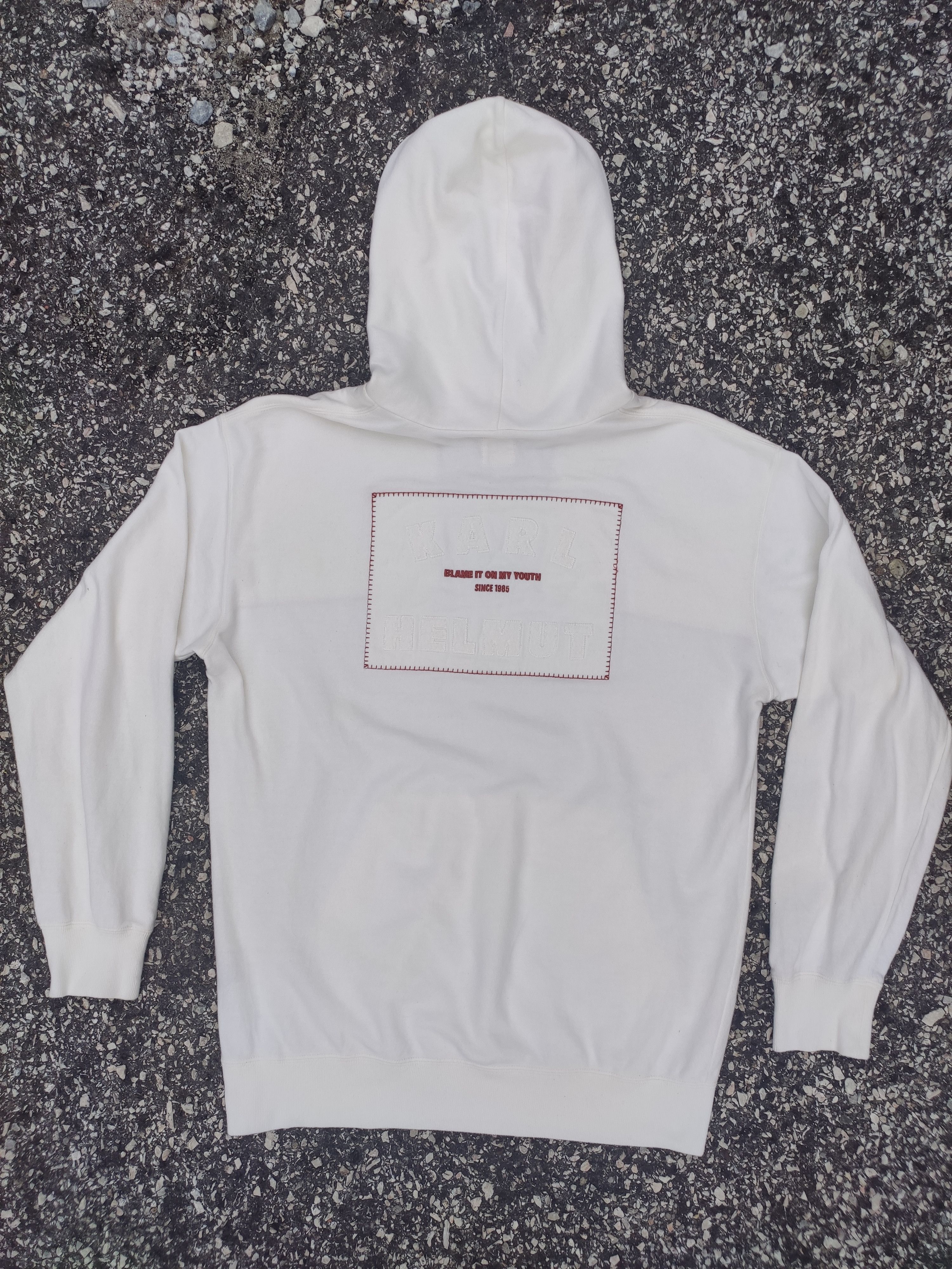 Japanese Brand × Karl Helmut × Vintage Karl Helmut Pullover Hoodie Size US L / EU 52-54 / 3 - 3 Thumbnail