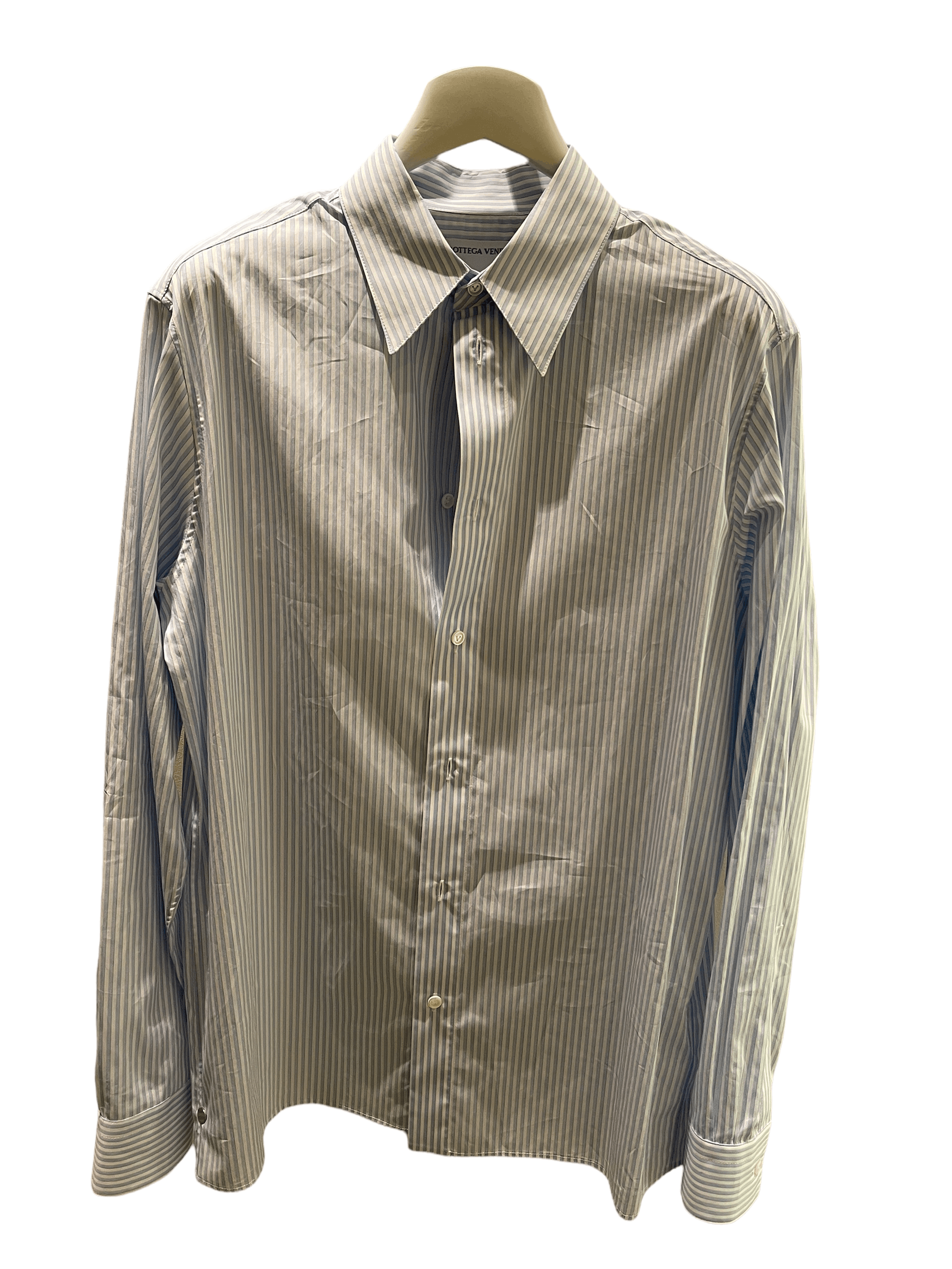 Bottega Veneta Striped Blue Shirt