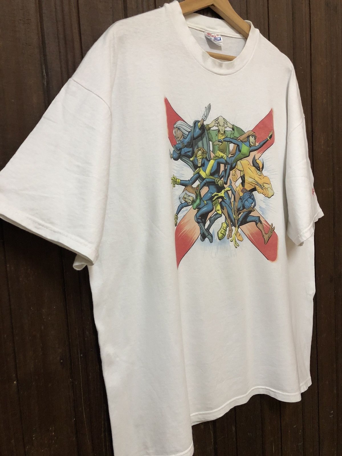 Marvel Comics × Vintage Vintage 00s Marvel Comics Characters Nice Print Tee Shirt Size US XL / EU 56 / 4 - 6 Thumbnail
