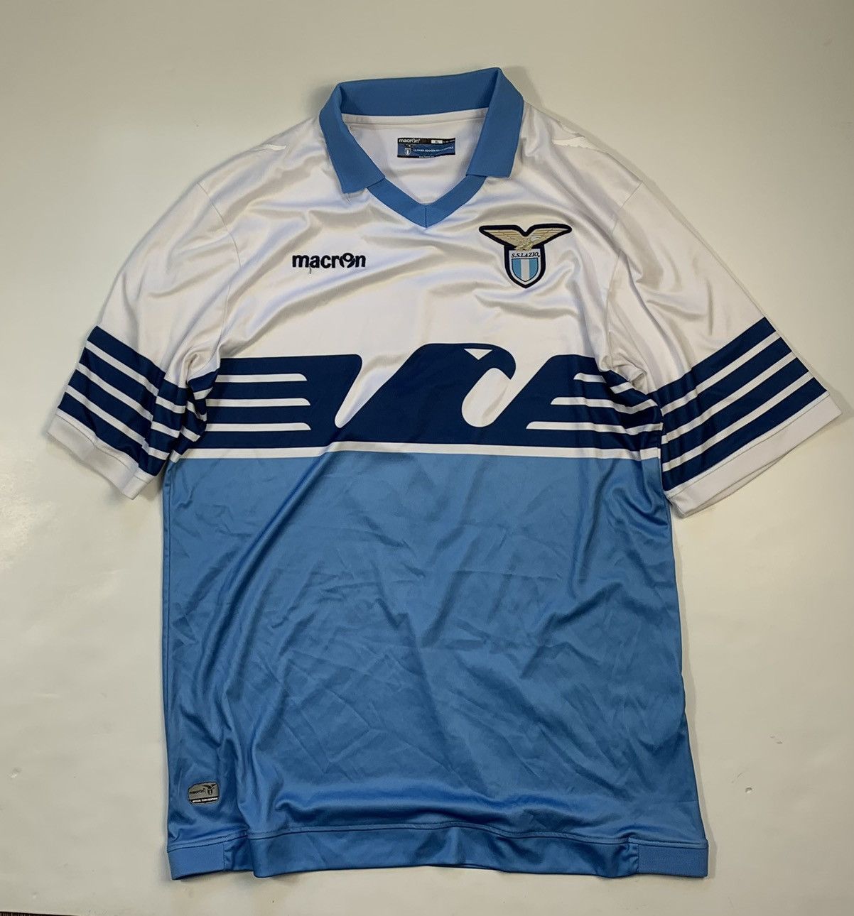 Soccer Jersey 20182019 S.S Lazio Home Collared Football Jersey Grailed