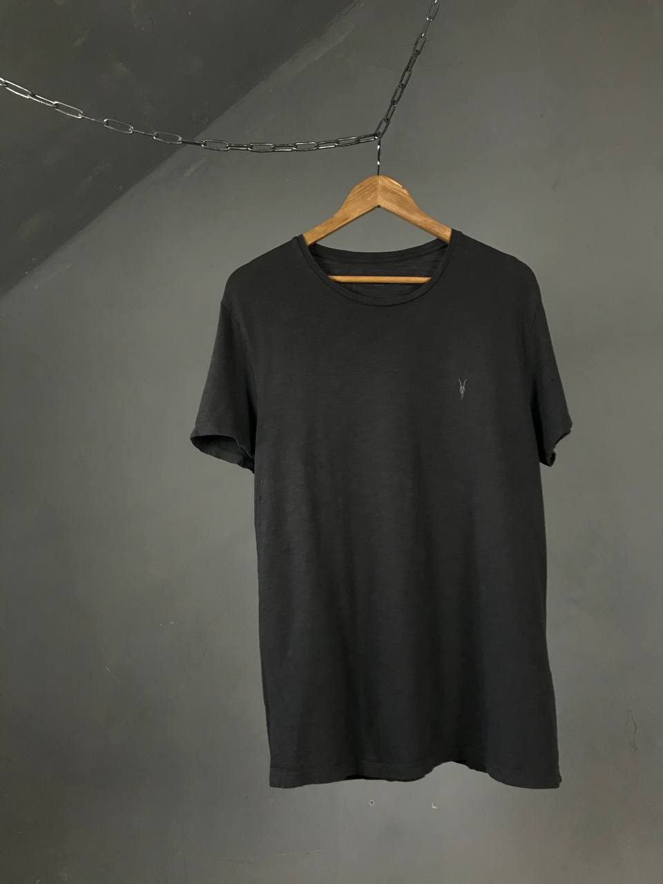 Allsaints Allsaints luxury streetwear gray tee Size US M / EU 48-50 / 2 - 1 Thumbnail