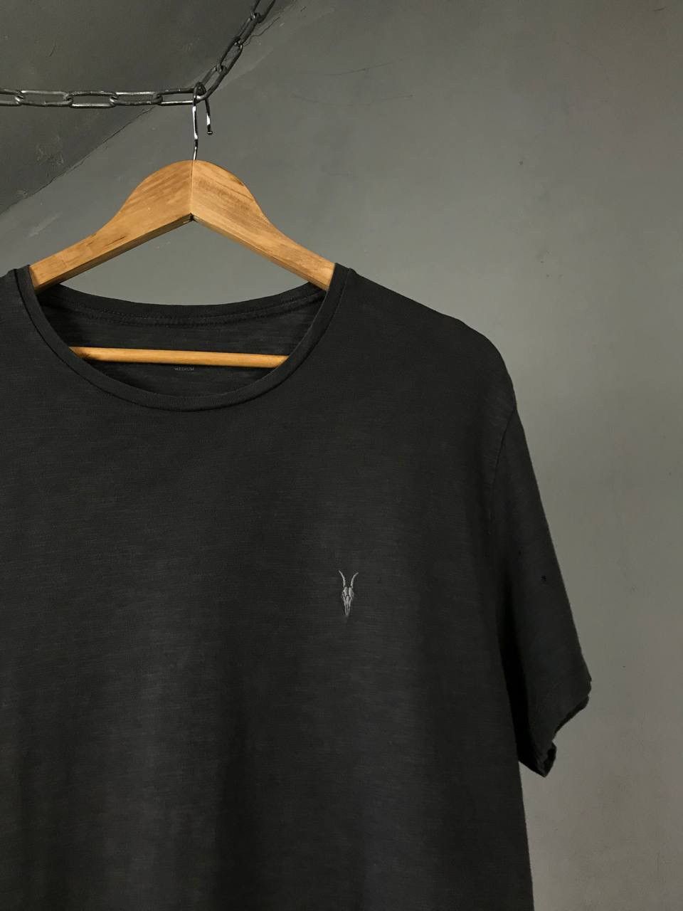 Allsaints Allsaints luxury streetwear gray tee Size US M / EU 48-50 / 2 - 2 Thumbnail