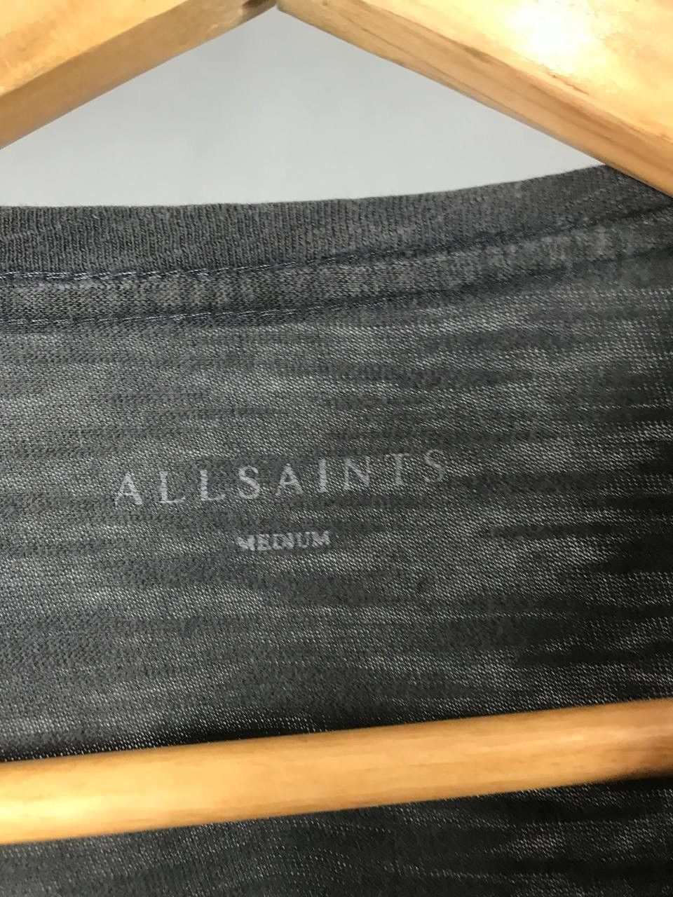 Allsaints Allsaints luxury streetwear gray tee Size US M / EU 48-50 / 2 - 4 Thumbnail