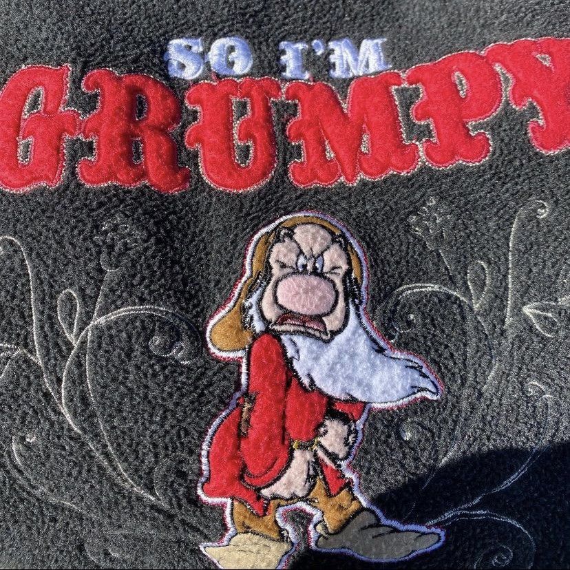 Disney Vintage Disneys Grumpy 90s fleece | Grailed