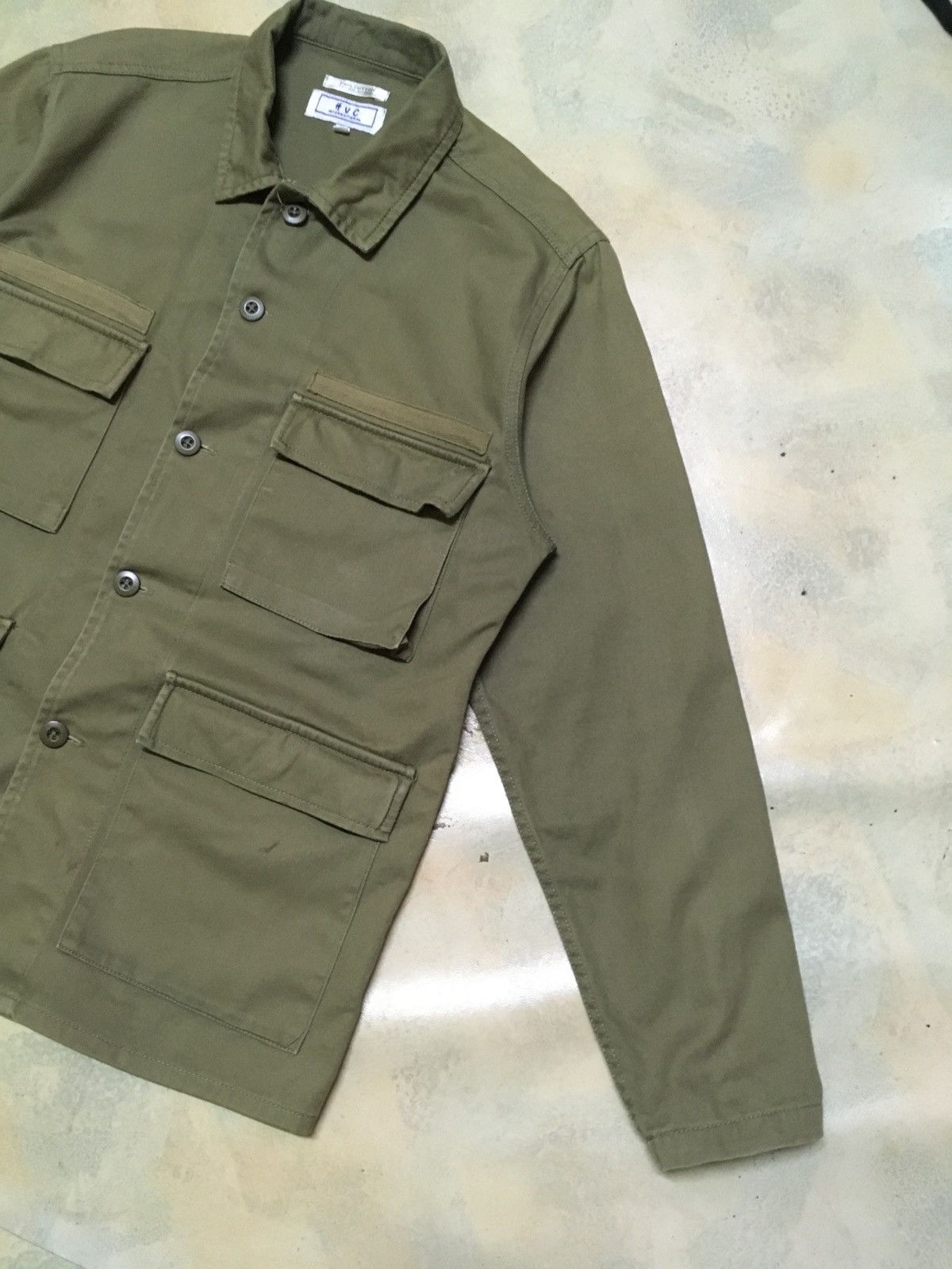 Japanese Brand × Vintage HVC International Four Pockets Military Army Style Shirt Size US M / EU 48-50 / 2 - 2 Thumbnail