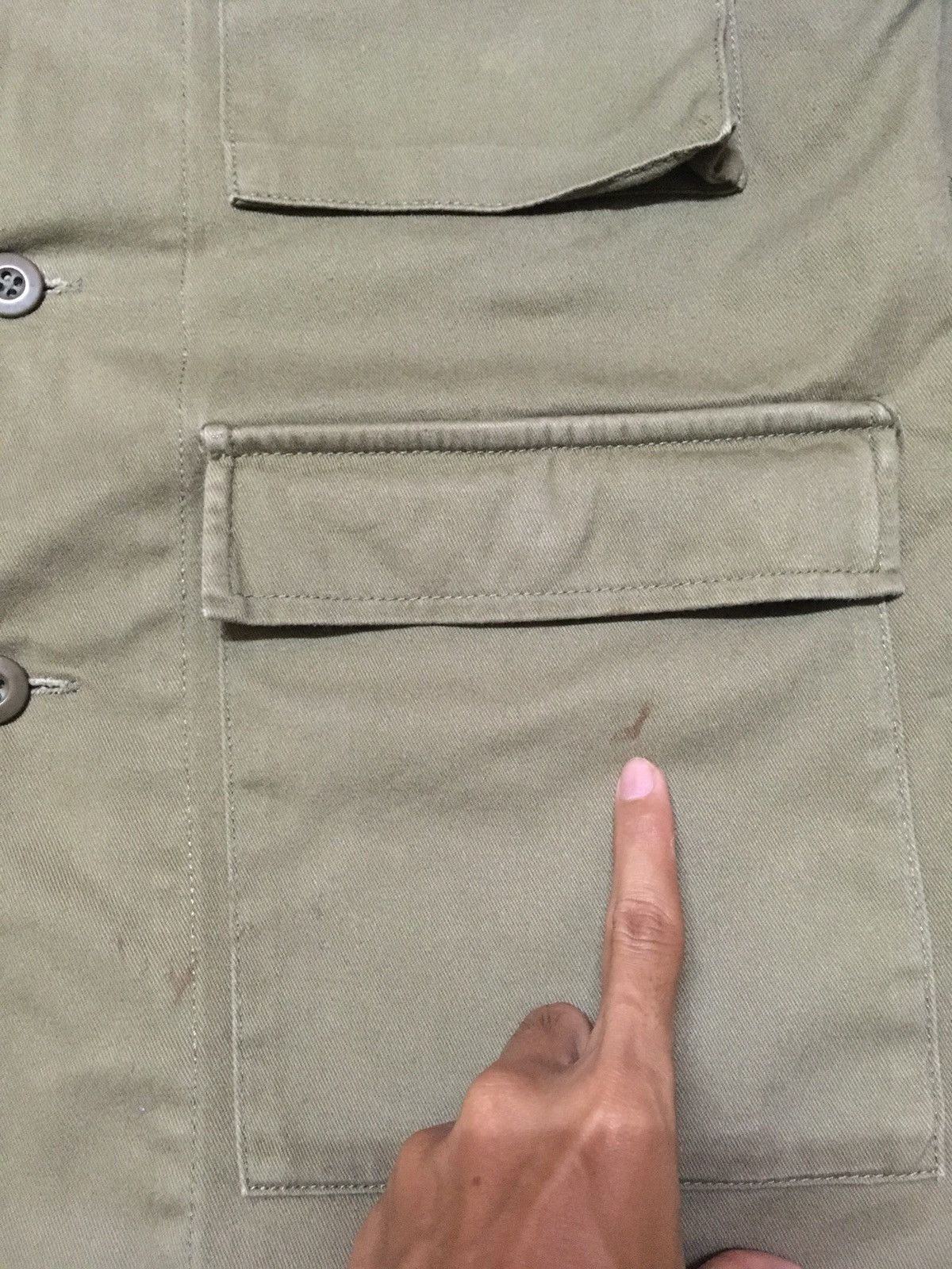Japanese Brand × Vintage HVC International Four Pockets Military Army Style Shirt Size US M / EU 48-50 / 2 - 5 Thumbnail
