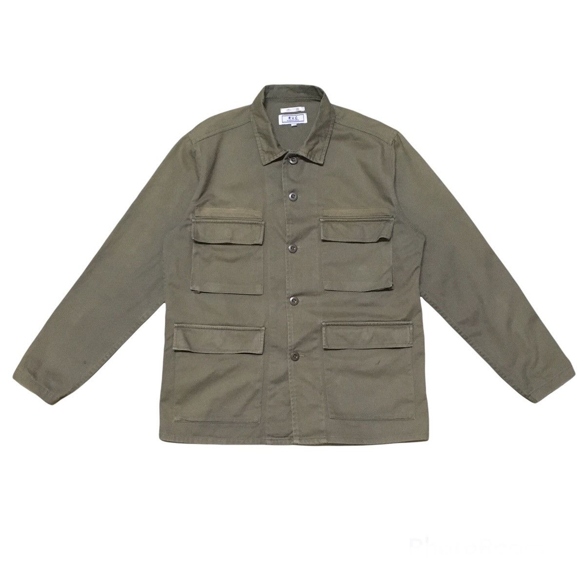 Japanese Brand × Vintage HVC International Four Pockets Military Army Style Shirt Size US M / EU 48-50 / 2 - 1 Thumbnail