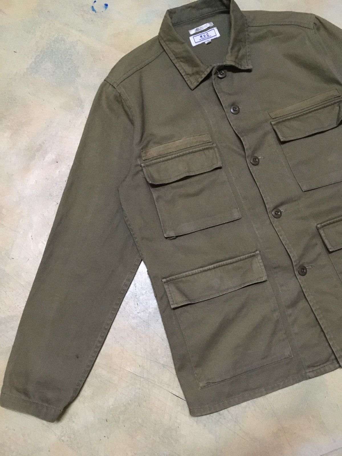 Japanese Brand × Vintage HVC International Four Pockets Military Army Style Shirt Size US M / EU 48-50 / 2 - 3 Thumbnail