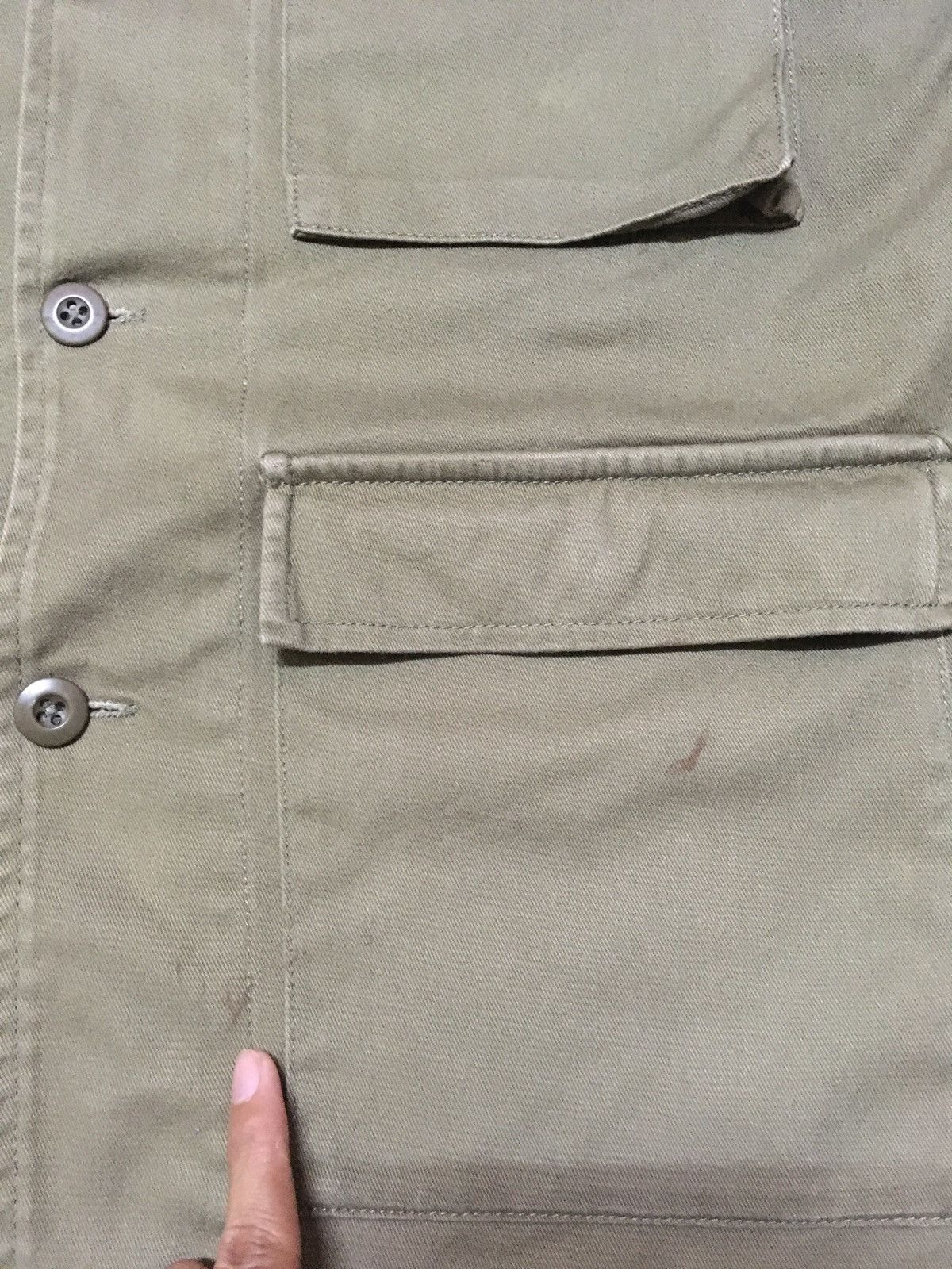 Japanese Brand × Vintage HVC International Four Pockets Military Army Style Shirt Size US M / EU 48-50 / 2 - 6 Thumbnail