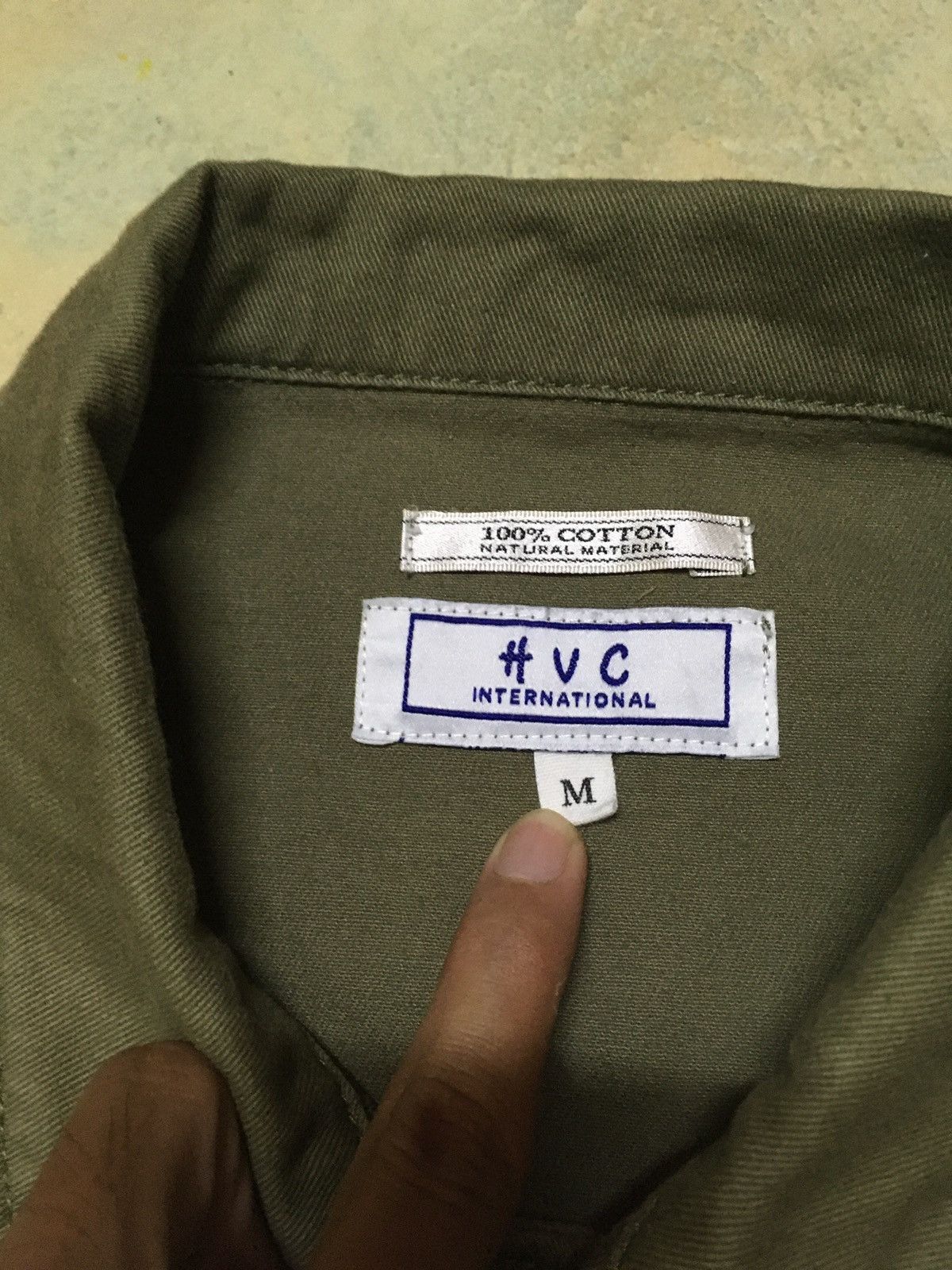 Japanese Brand × Vintage HVC International Four Pockets Military Army Style Shirt Size US M / EU 48-50 / 2 - 4 Thumbnail