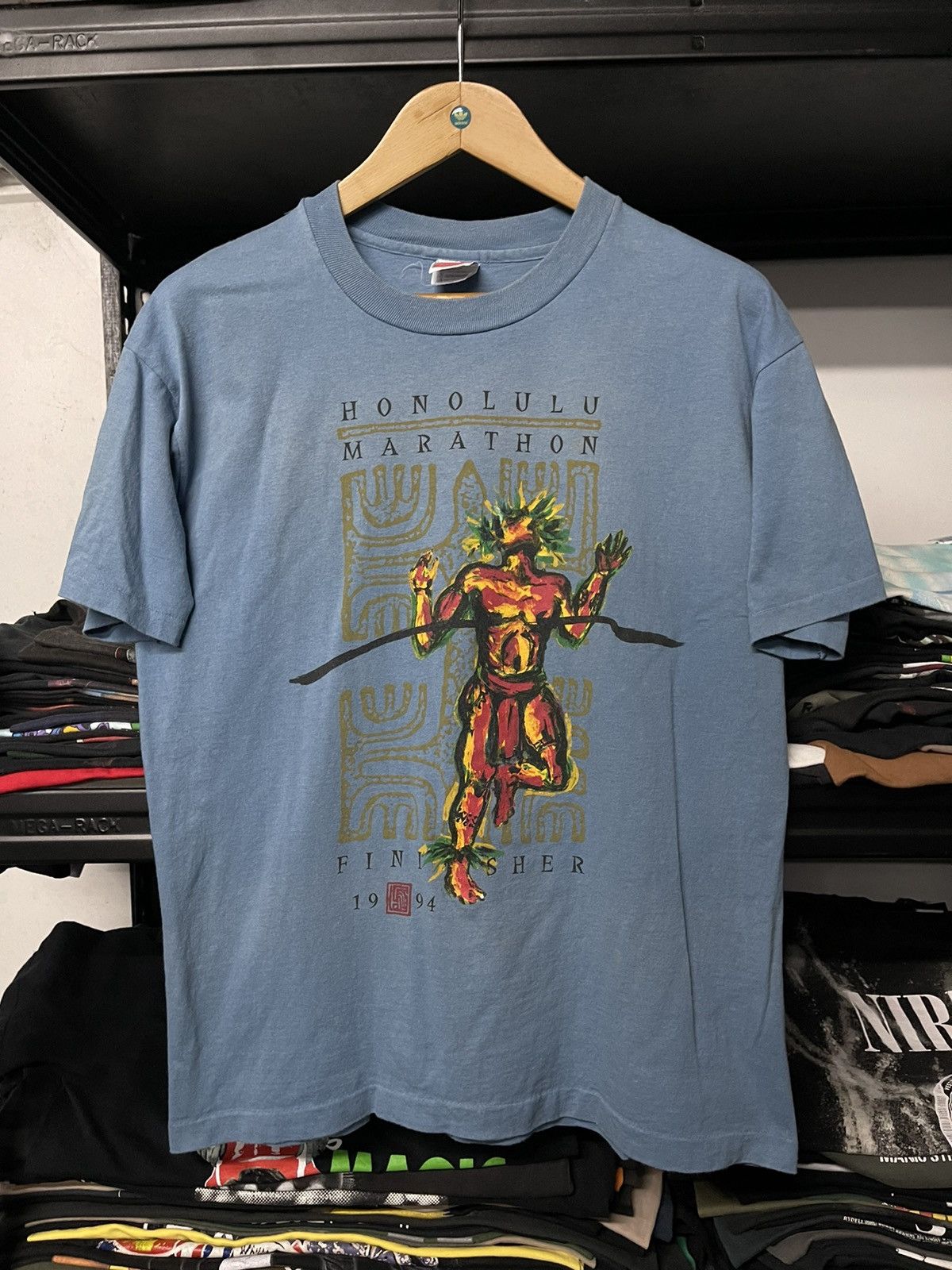 Vintage 90s Nike Honolulu Marathon Finesher Tee