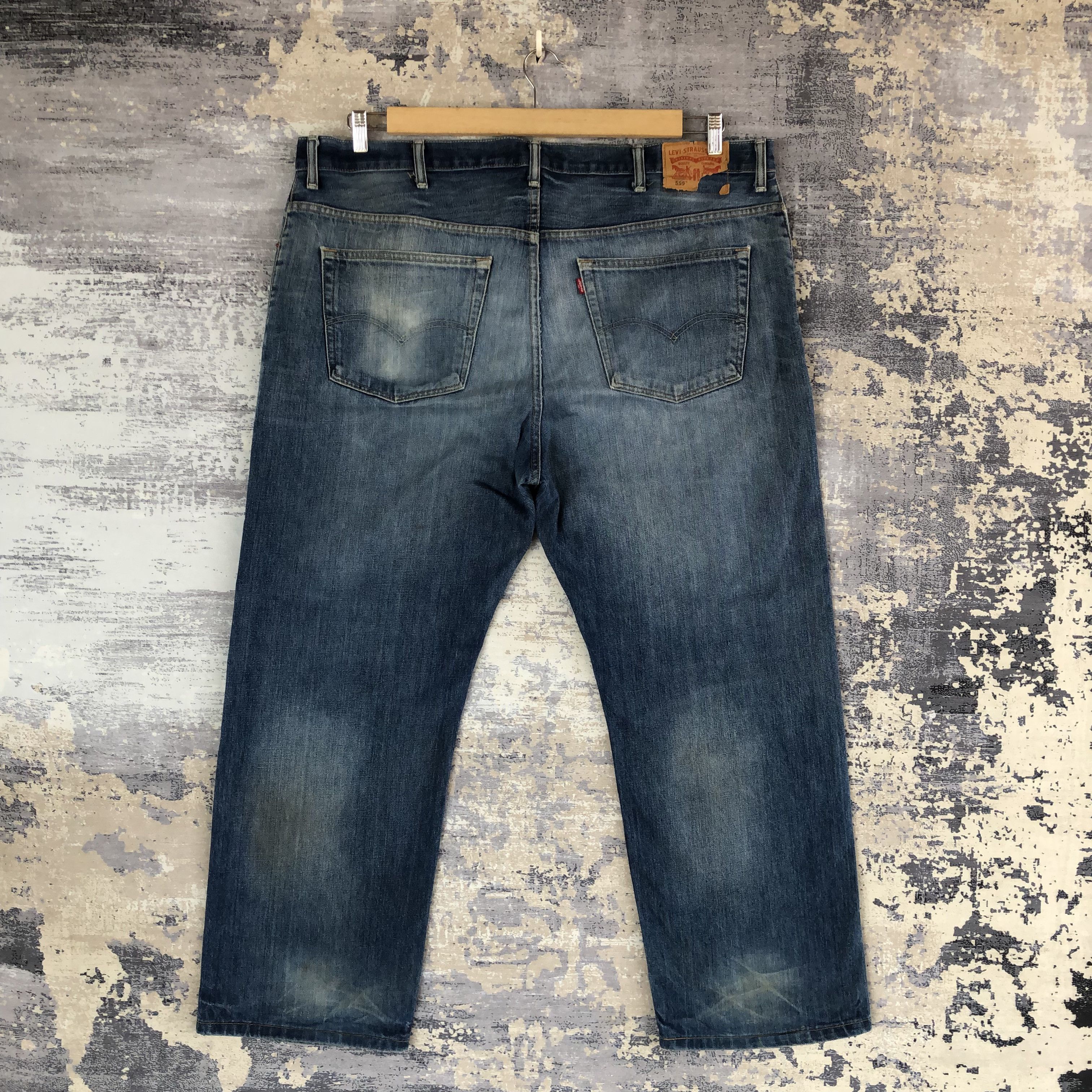 Jean Vintage Levis 559 Baggy Jeans Oversized Levi's Denim Size US 44 / EU 60 - 2 Thumbnail