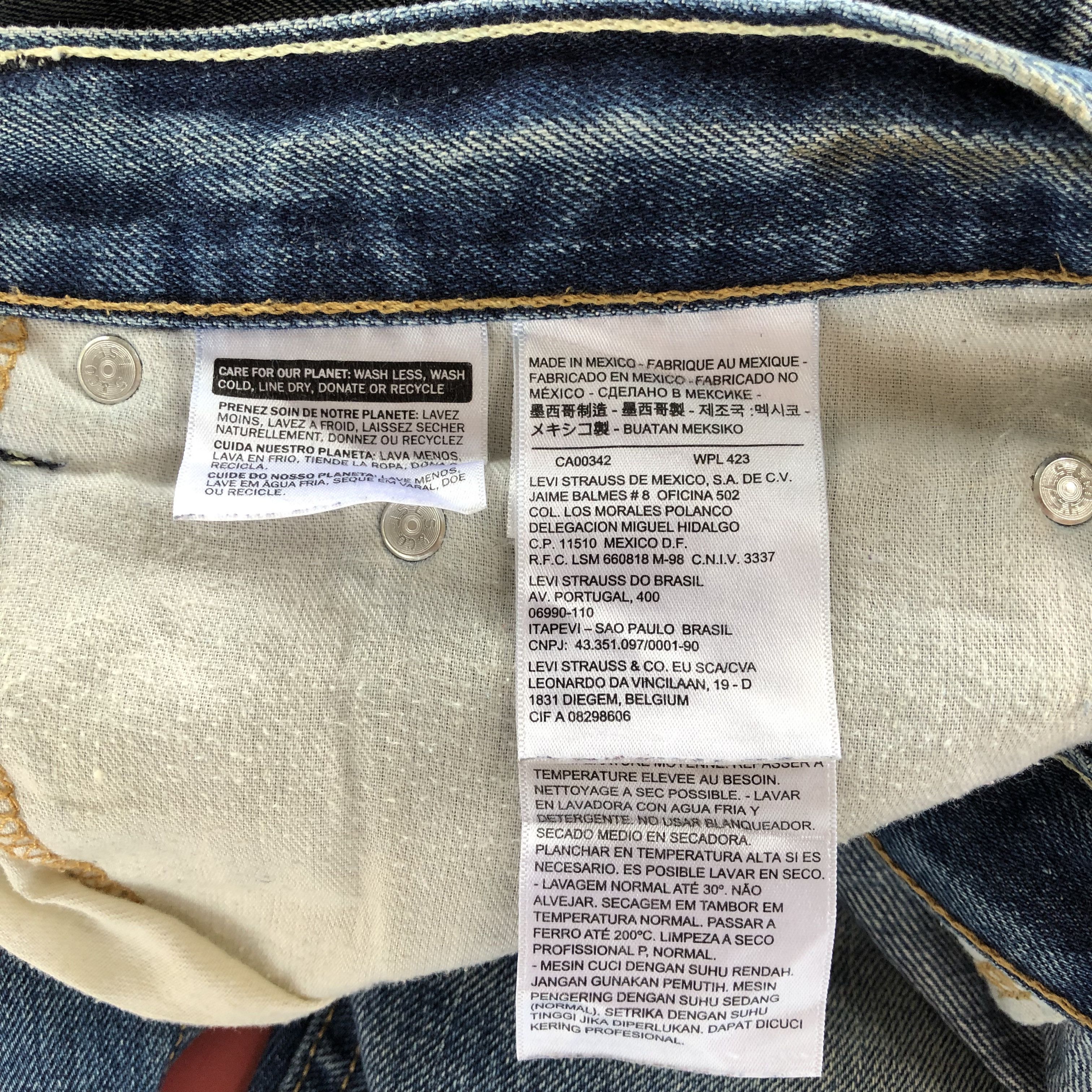 Jean Vintage Levis 559 Baggy Jeans Oversized Levi's Denim Size US 44 / EU 60 - 10 Thumbnail