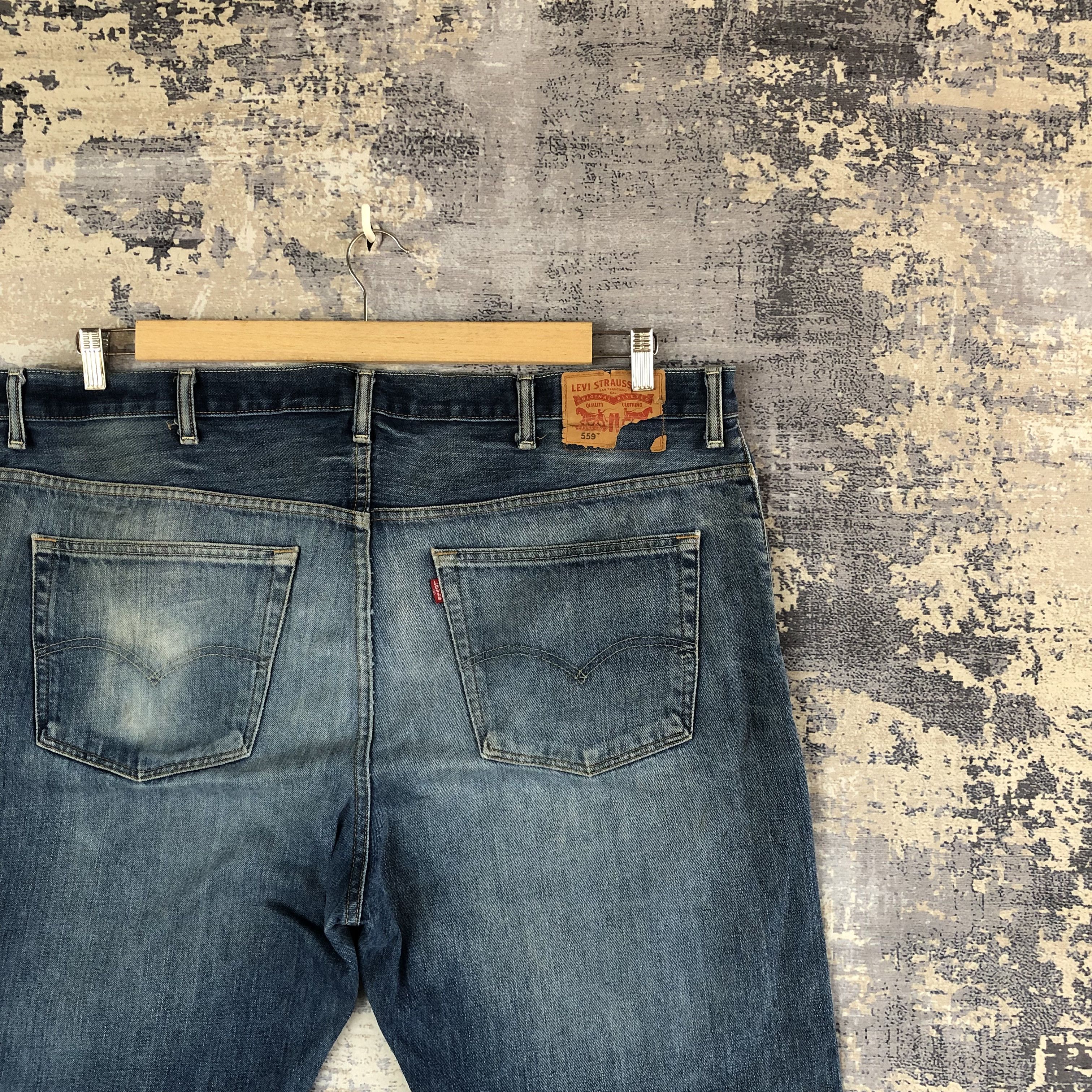 Jean Vintage Levis 559 Baggy Jeans Oversized Levi's Denim Size US 44 / EU 60 - 6 Thumbnail