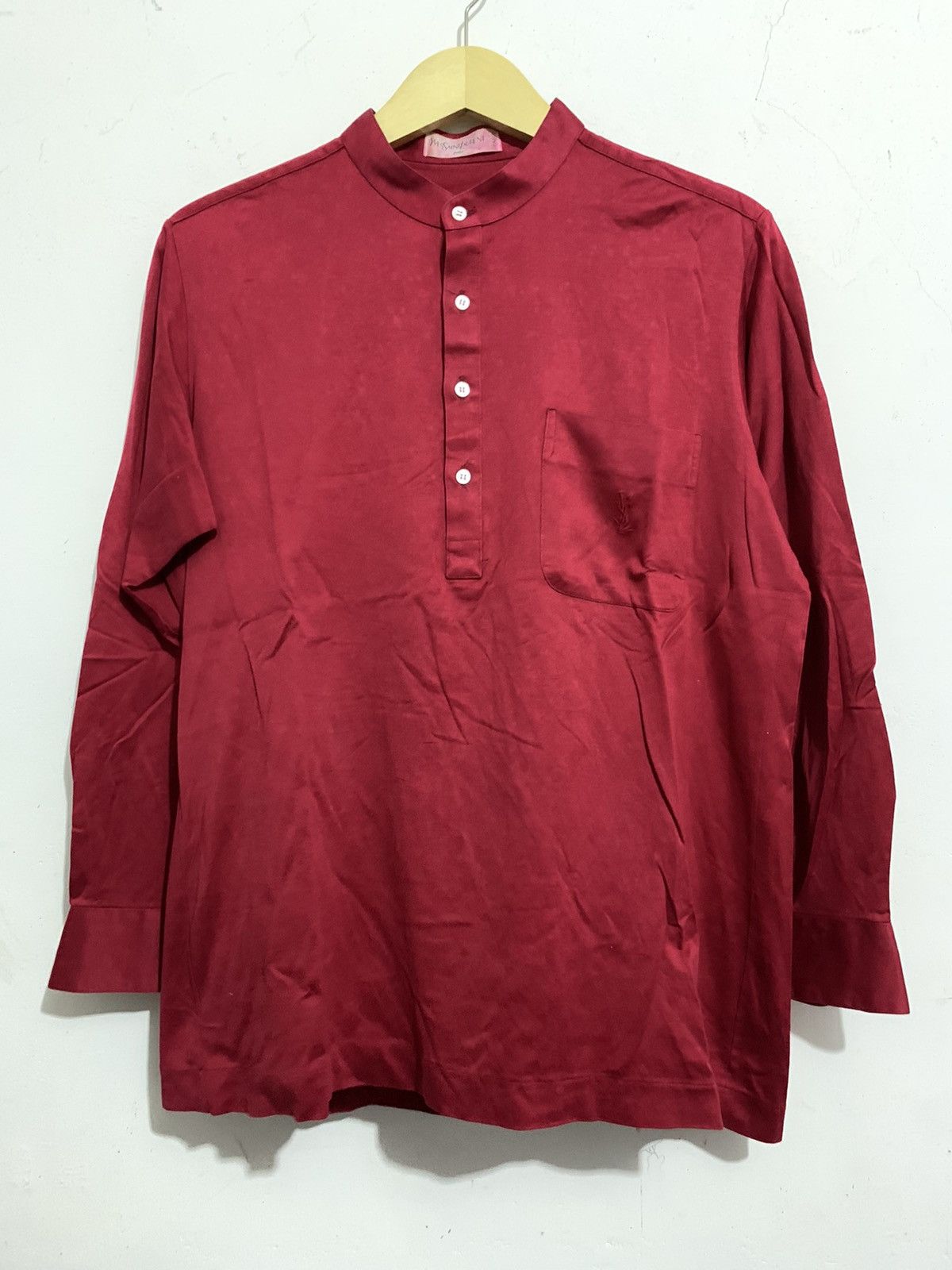 Lucky Brand 💸BINDINGOFFER💸Vintage yvessaintlaurent sanghai collar shirt Size US M / EU 48-50 / 2 - 1 Thumbnail