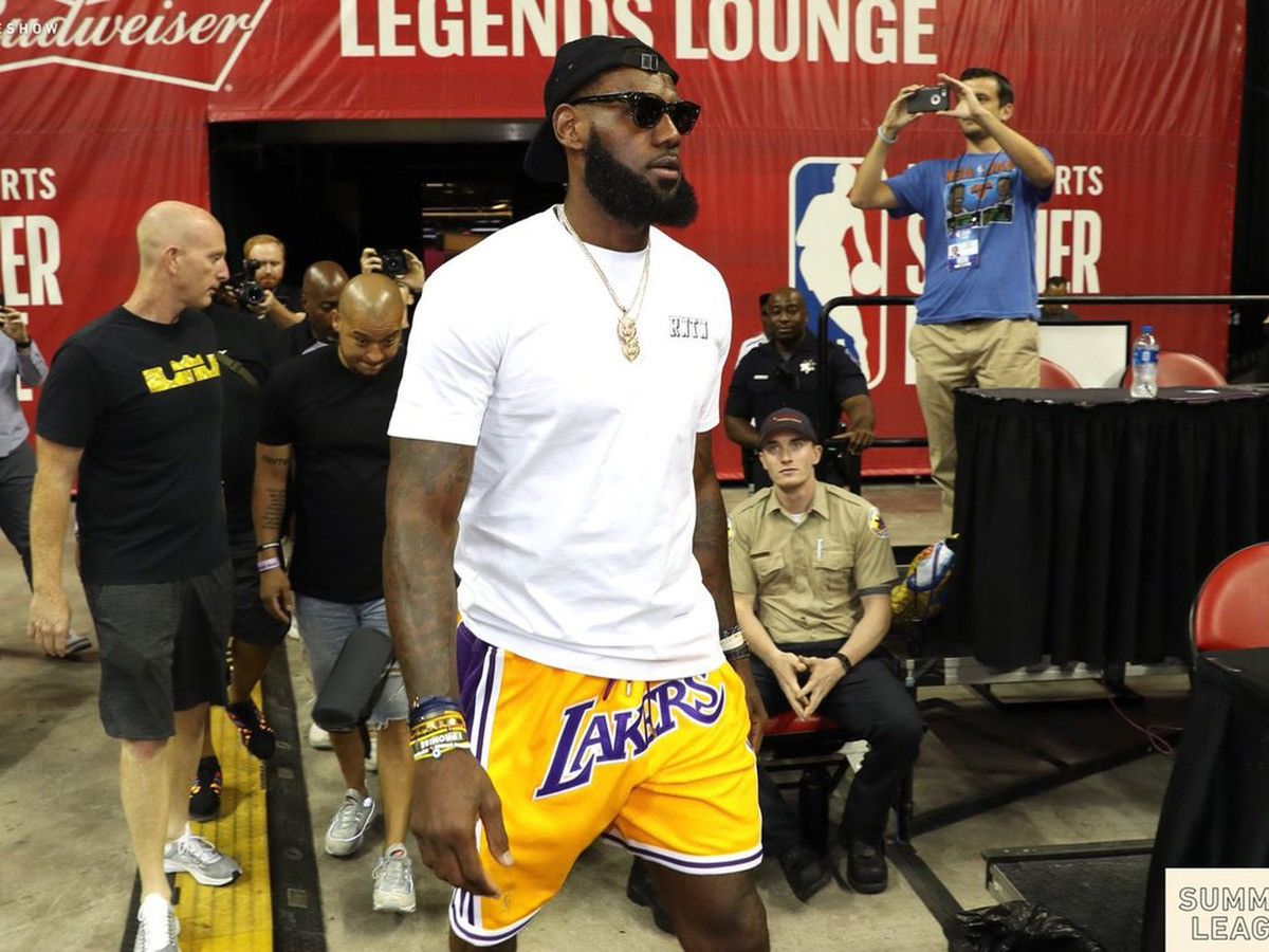 Just Don Los Angeles Lakers 1996-97 Home Shorts Gold Size XL