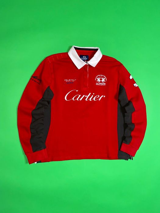 Vintage Vintage Cartier La Martina Logo Embroidery Rugby Polo