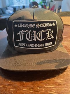 Chrome Hearts Fuck Trucker Hat | Grailed