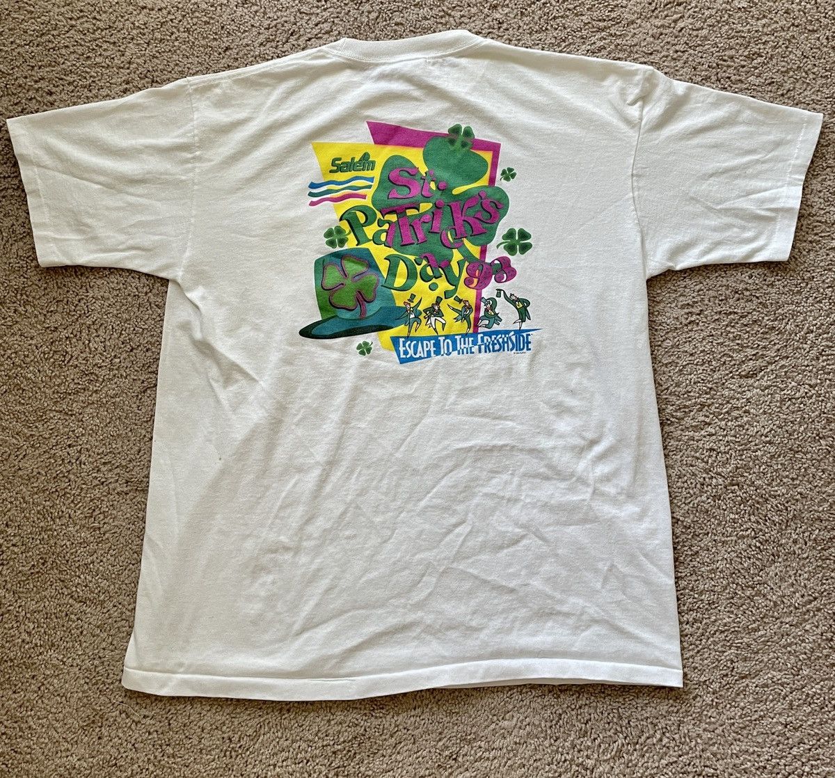 Vintage 1993 vintage t-shirt Size US XL / EU 56 / 4 - 3 Thumbnail
