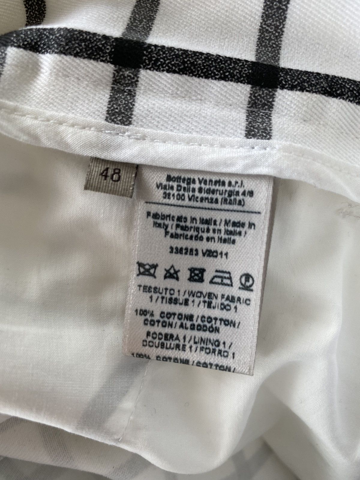 Bottega Veneta Bottega Veneta Super Rare Runway Check Pants Size US 33 - 8 Thumbnail