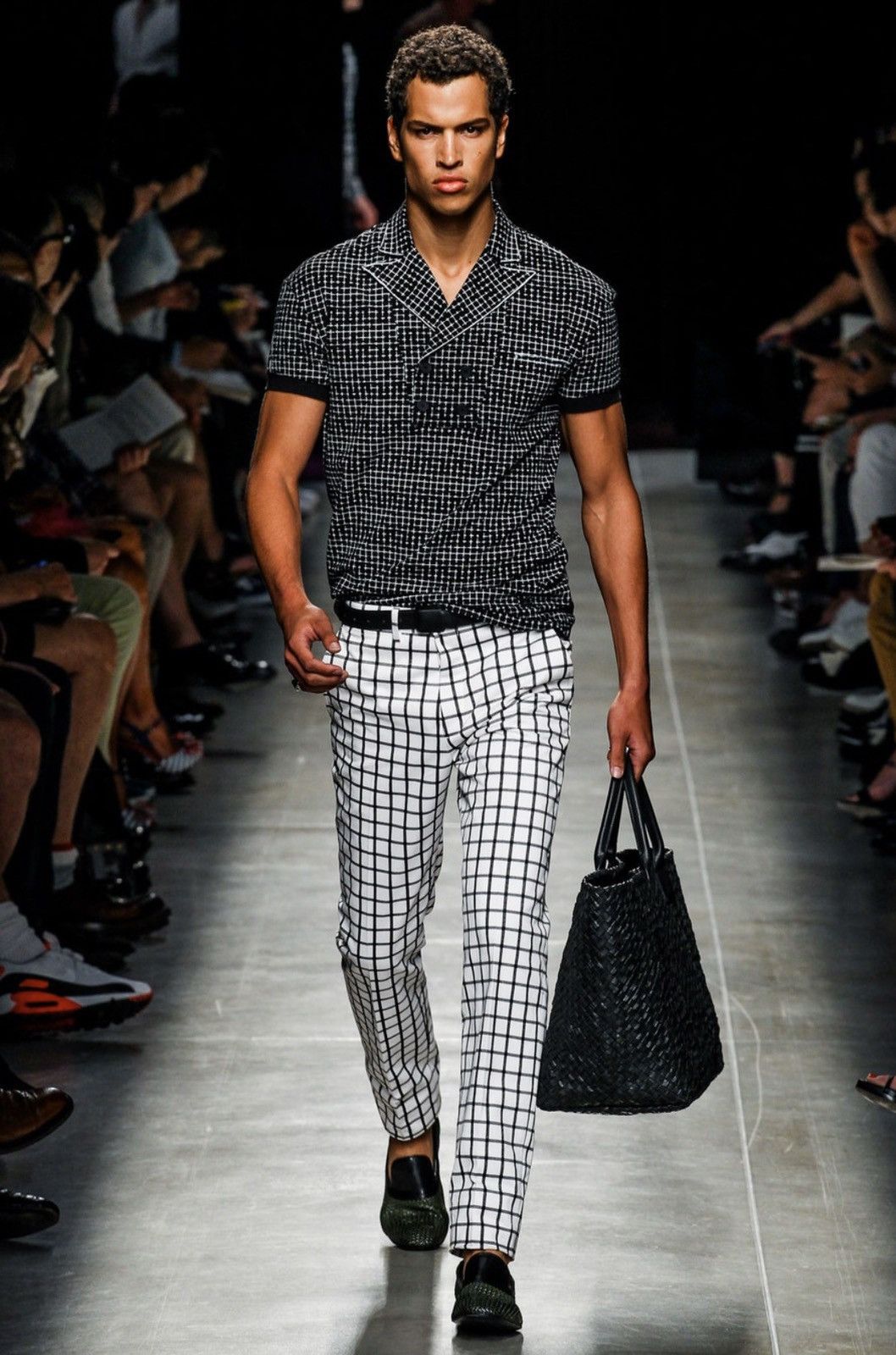 Bottega Veneta Bottega Veneta Super Rare Runway Check Pants Size US 33 - 4 Thumbnail