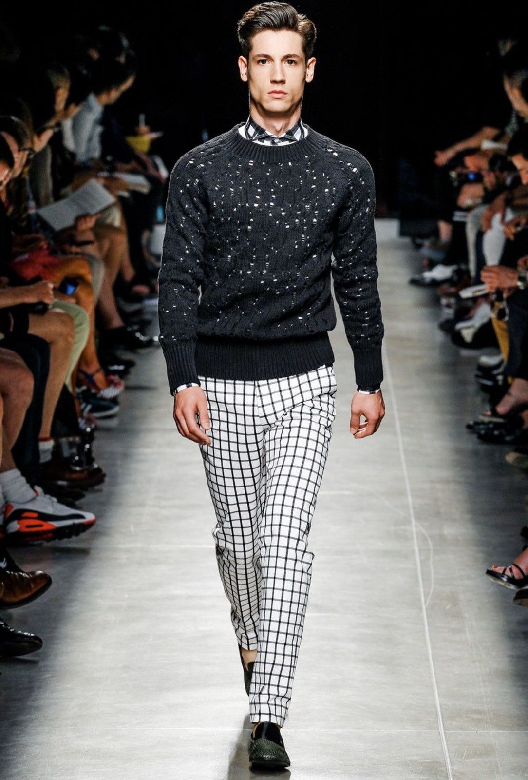 Bottega Veneta Bottega Veneta Super Rare Runway Check Pants Size US 33 - 3 Thumbnail
