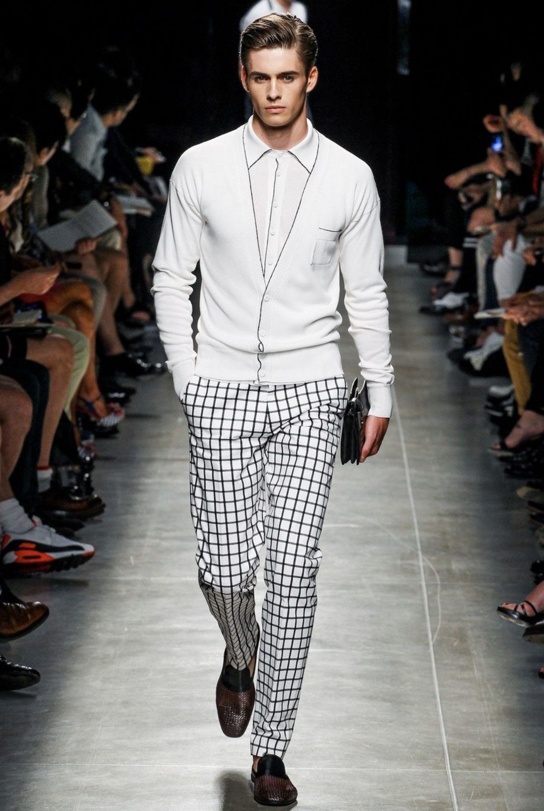 Bottega Veneta Bottega Veneta Super Rare Runway Check Pants Size US 33 - 2 Thumbnail