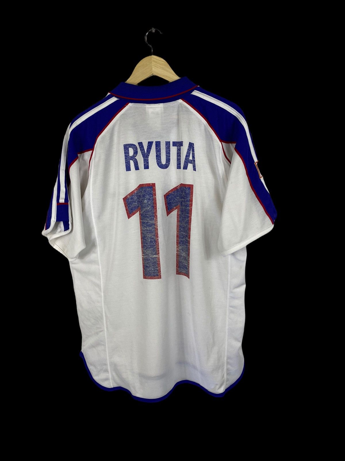 Adidas × Vintage Vintage adidas Japan 2000 away RYUTA jersey Size US L / EU 52-54 / 3 - 2 Thumbnail
