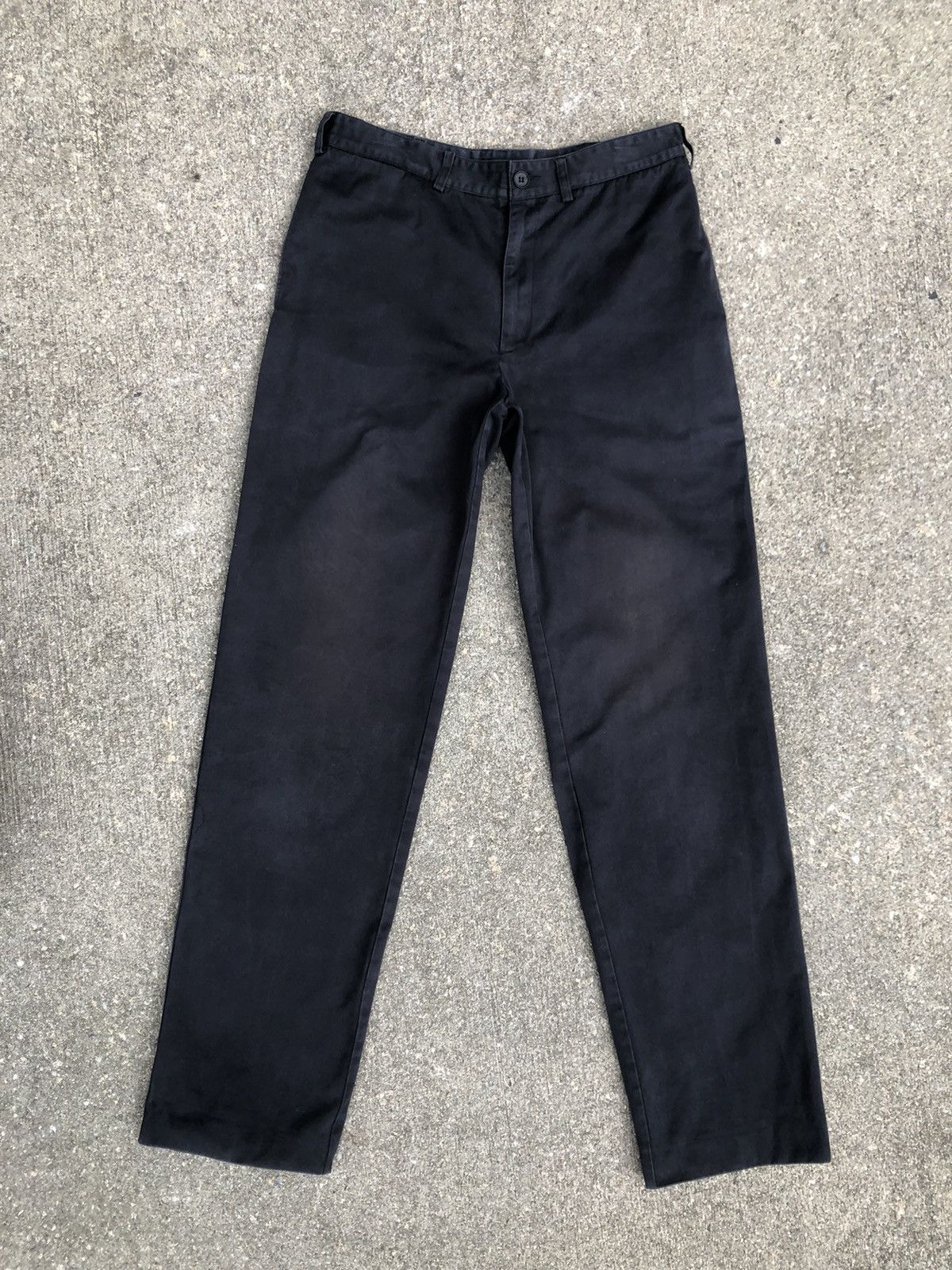 A.P.C. Vintage A.P.C. Made in Poland Sun Faded Black Trouser Pant Size US 30 / EU 46 - 1 Thumbnail