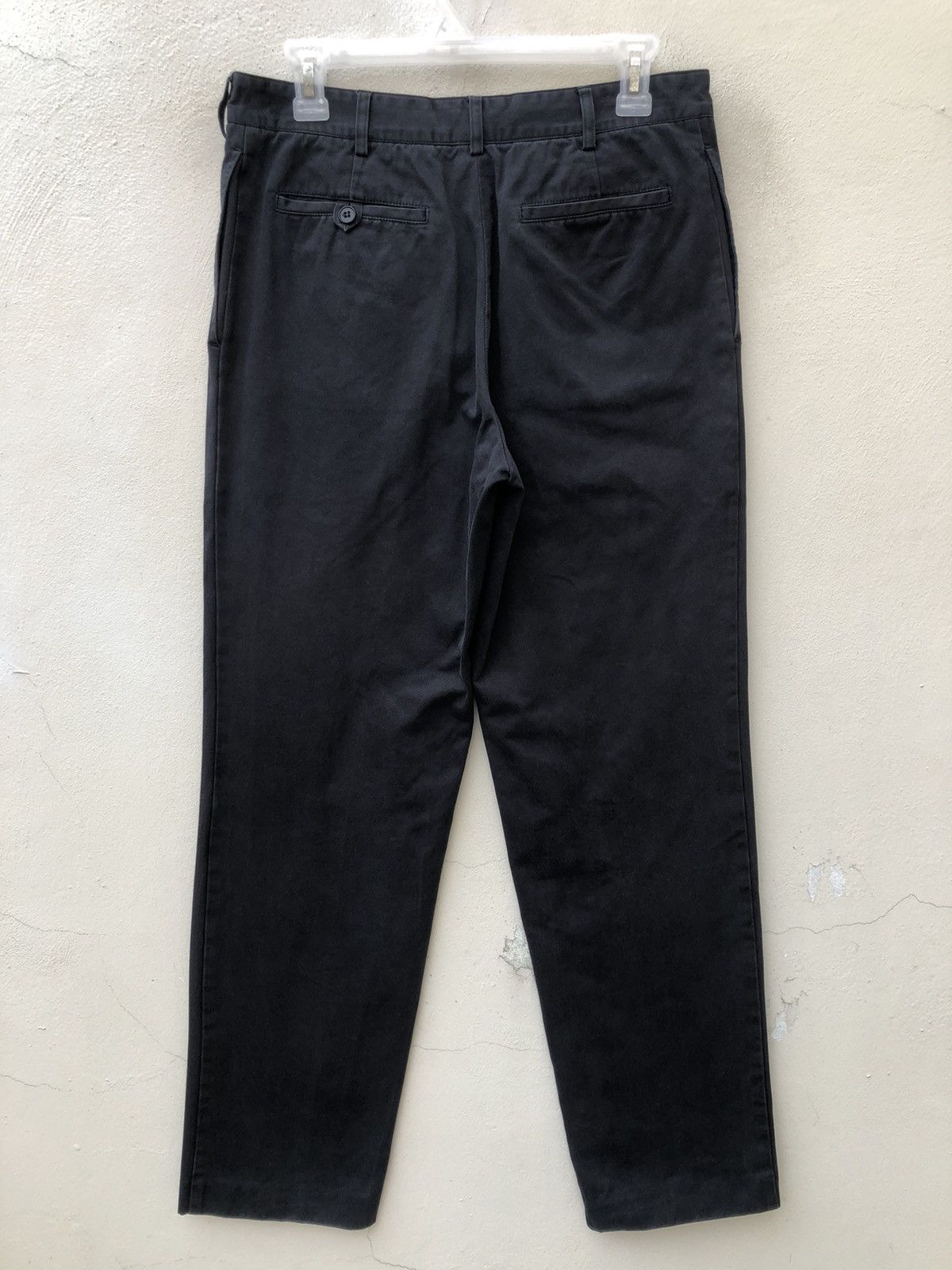 A.P.C. Vintage A.P.C. Made in Poland Sun Faded Black Trouser Pant Size US 30 / EU 46 - 12 Thumbnail