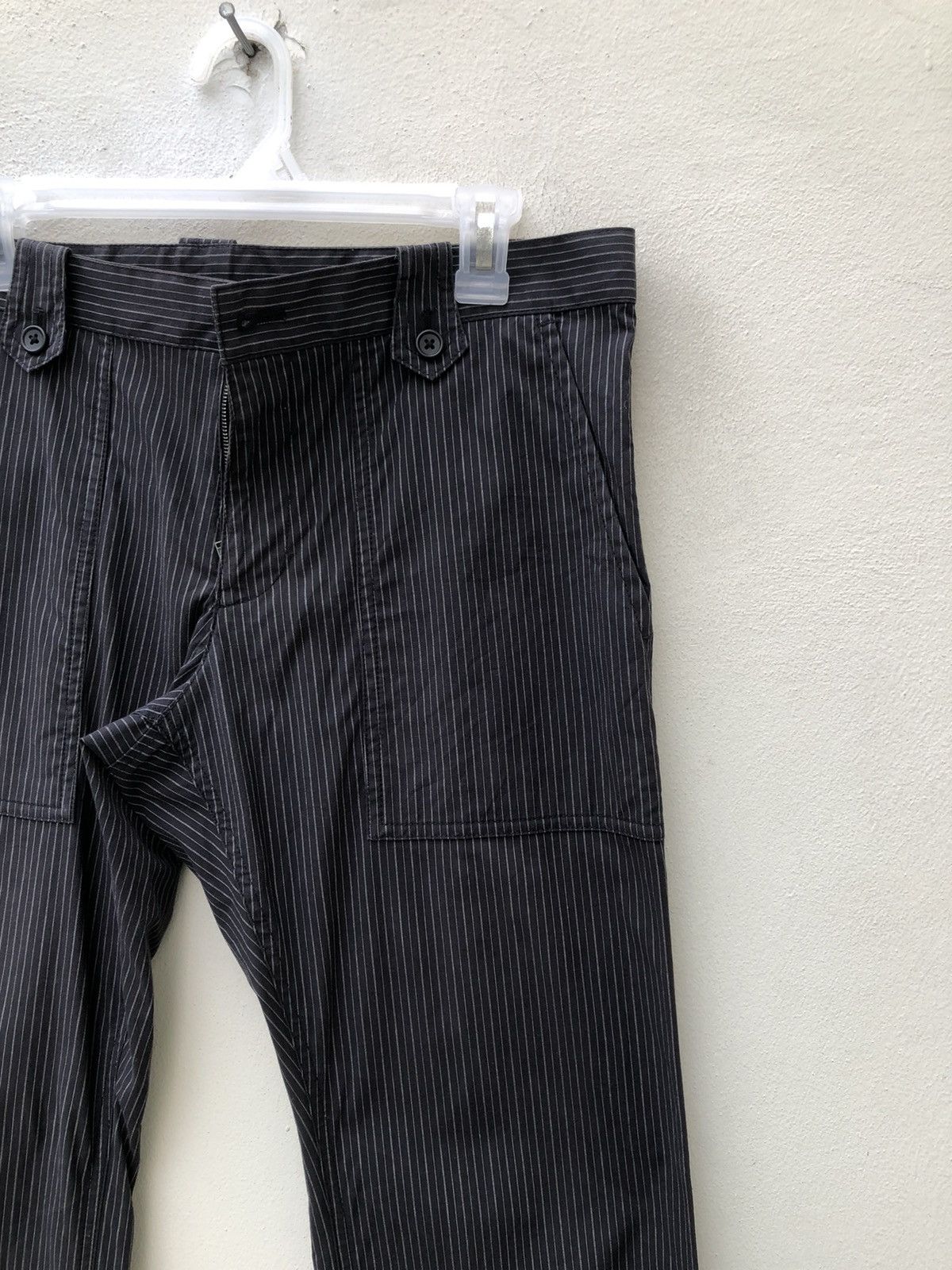 Paul Smith Vintage Paul Smith Stretch Striped Flare Pant Size US 32 / EU 48 - 8 Thumbnail