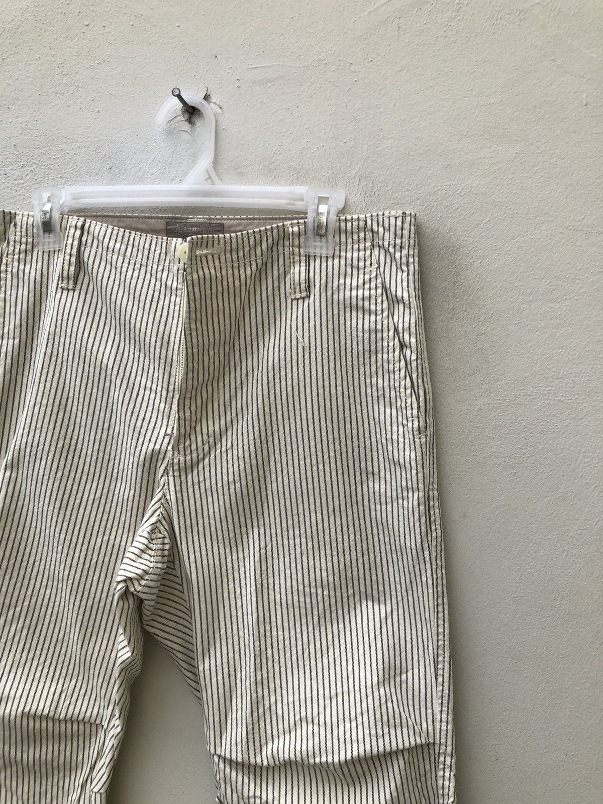 Japanese Brand Vintage Hiromichi Nakano Japan Hickory Striped Trouser Pant Size US 31 - 9 Thumbnail