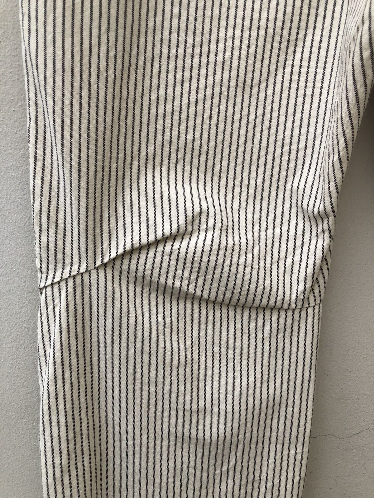Japanese Brand Vintage Hiromichi Nakano Japan Hickory Striped Trouser Pant Size US 31 - 14 Thumbnail