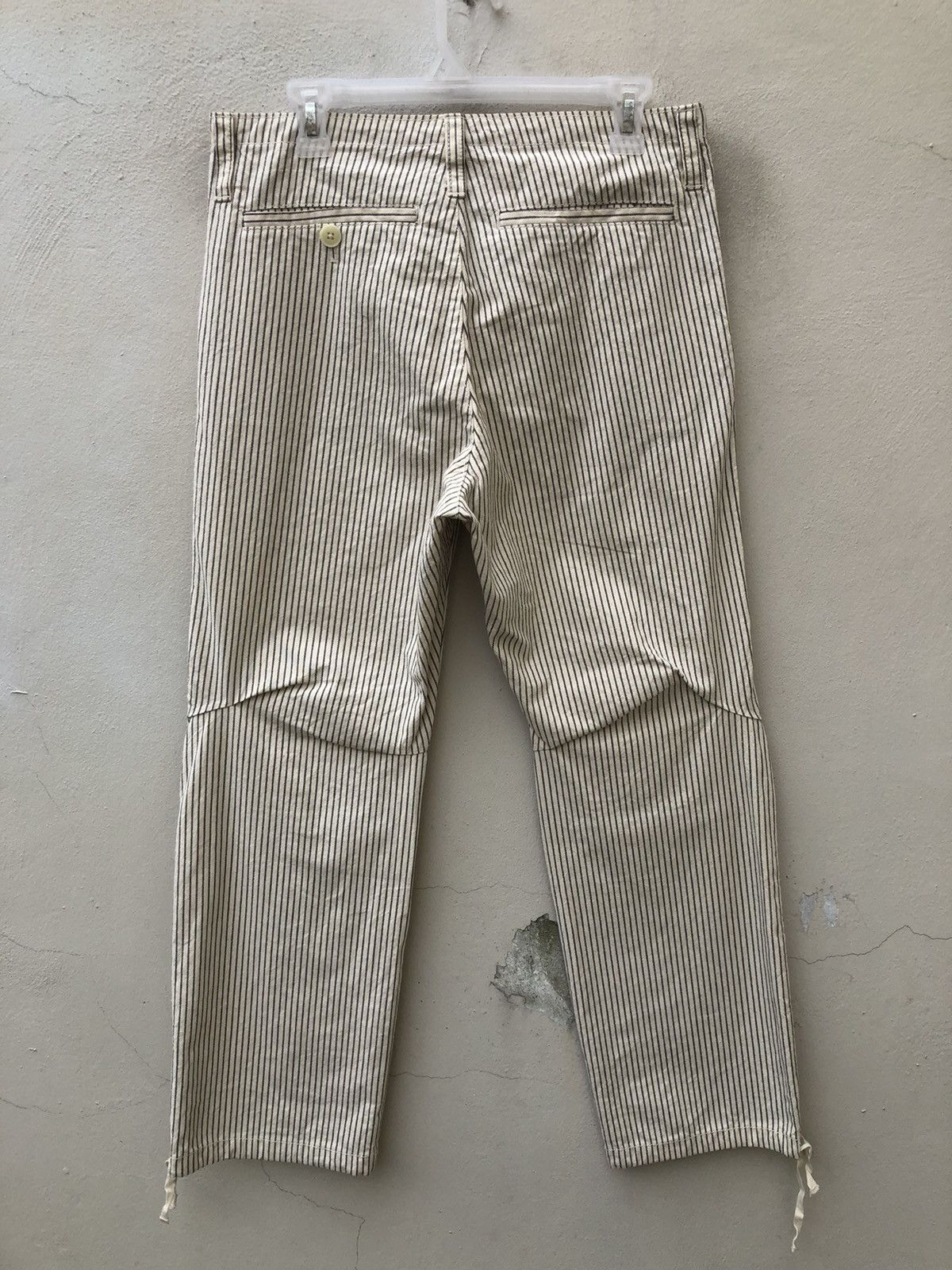 Japanese Brand Vintage Hiromichi Nakano Japan Hickory Striped Trouser Pant Size US 31 - 12 Thumbnail