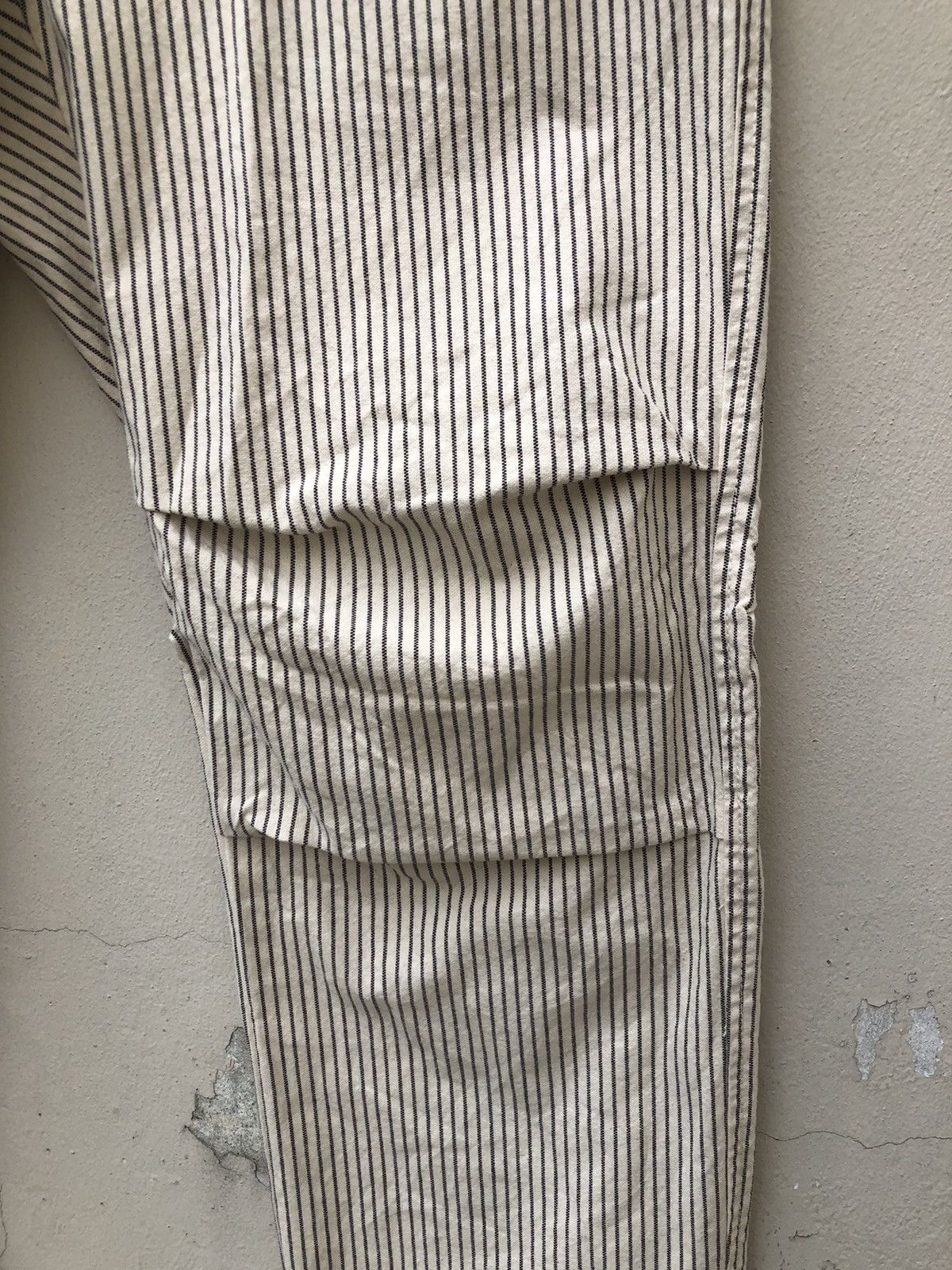 Japanese Brand Vintage Hiromichi Nakano Japan Hickory Striped Trouser Pant Size US 31 - 10 Thumbnail