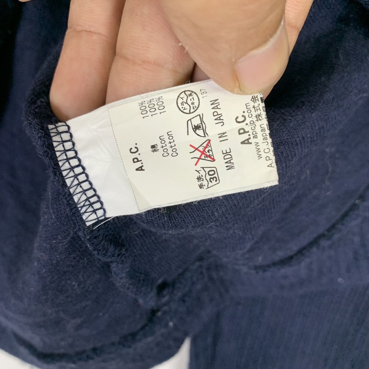 A.P.C. Vintage A.P.C Rue Madame Paris Knitwear Sweater Size US S / EU 44-46 / 1 - 6 Thumbnail
