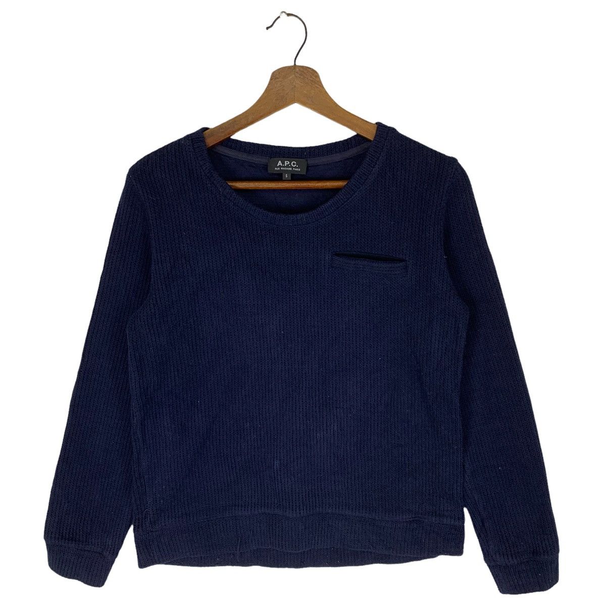 A.P.C. Vintage A.P.C Rue Madame Paris Knitwear Sweater Size US S / EU 44-46 / 1 - 1 Thumbnail
